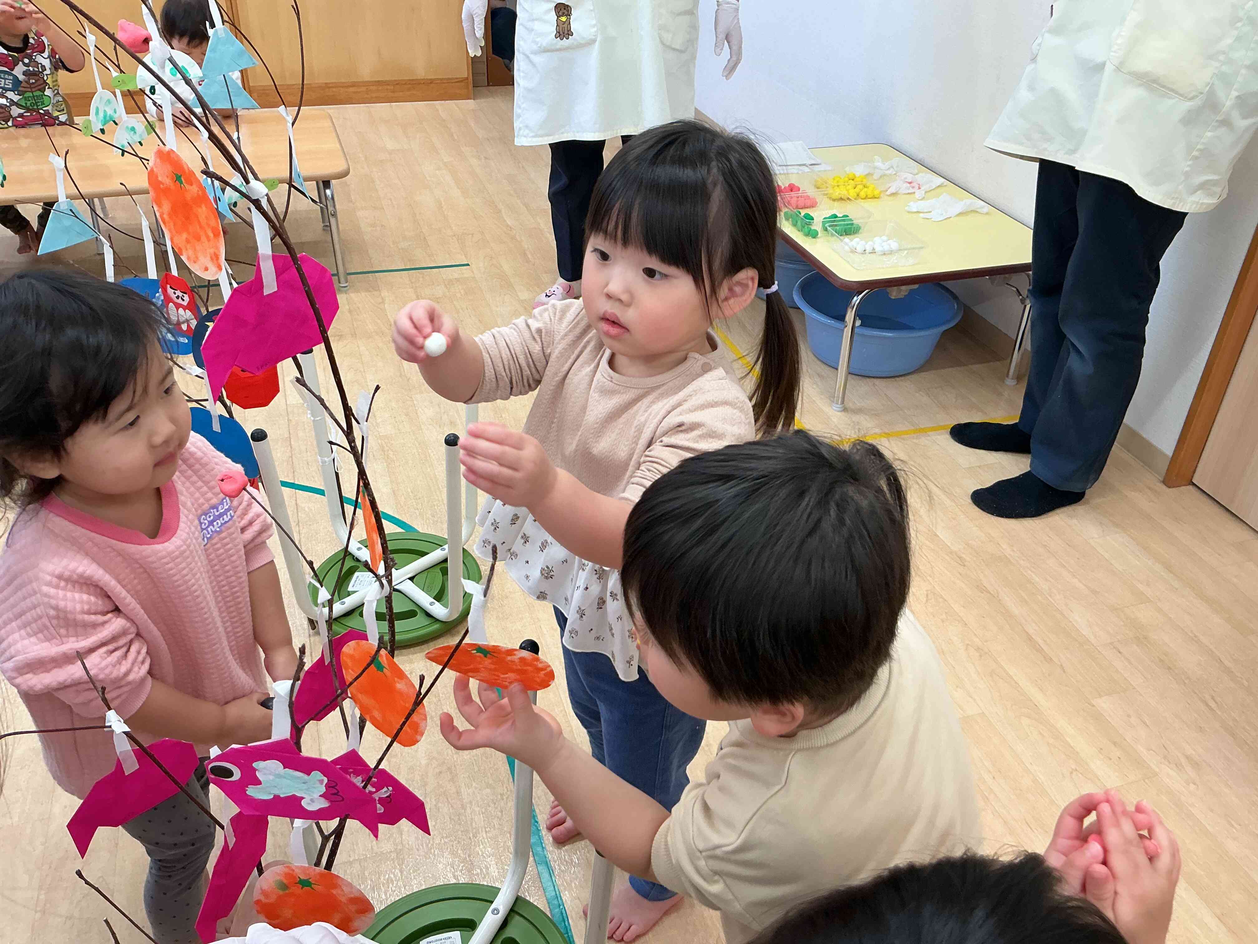 どこに刺そうかな