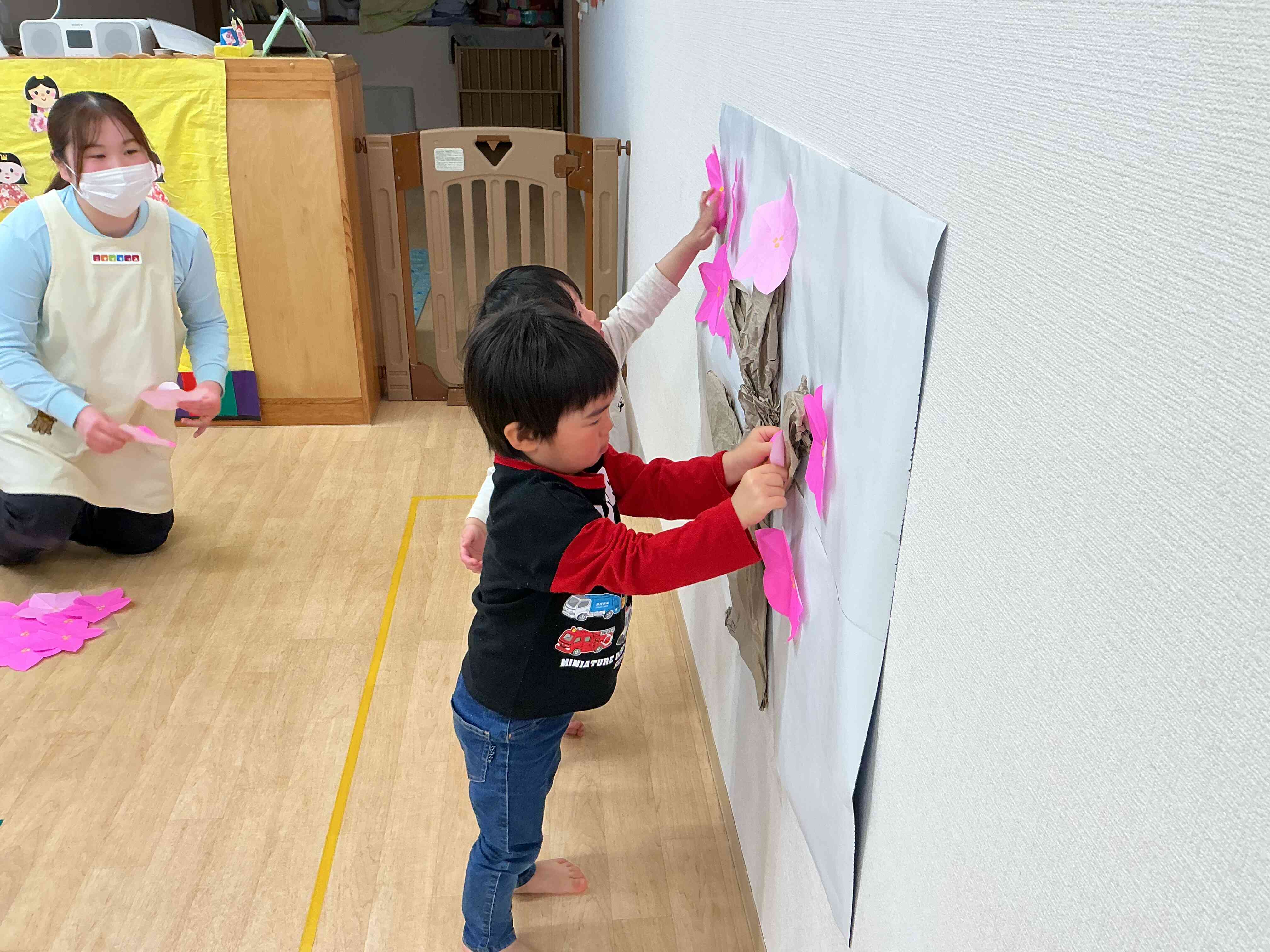 桃の花を咲かせよう！