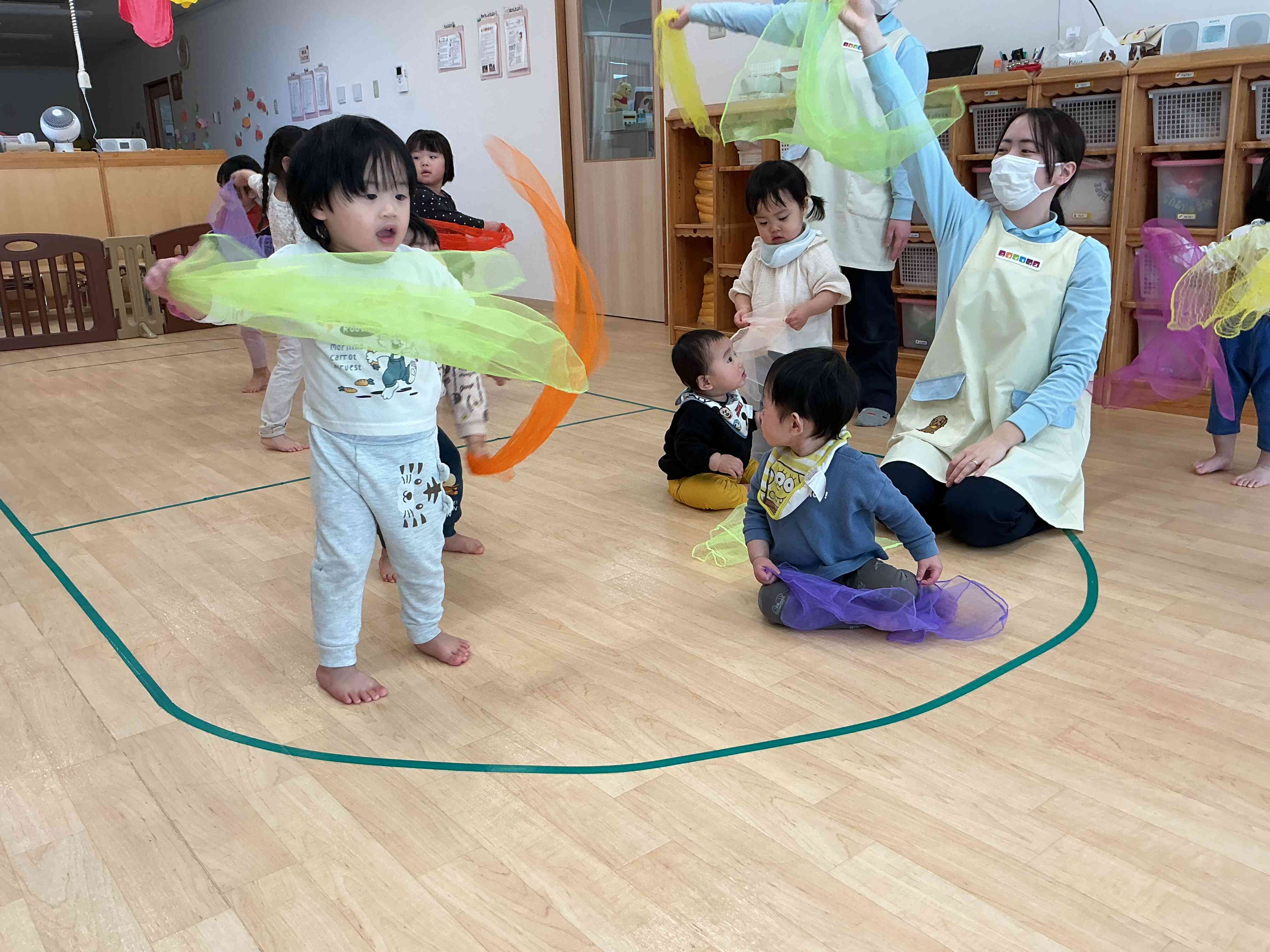 みんなでフリフリ♫