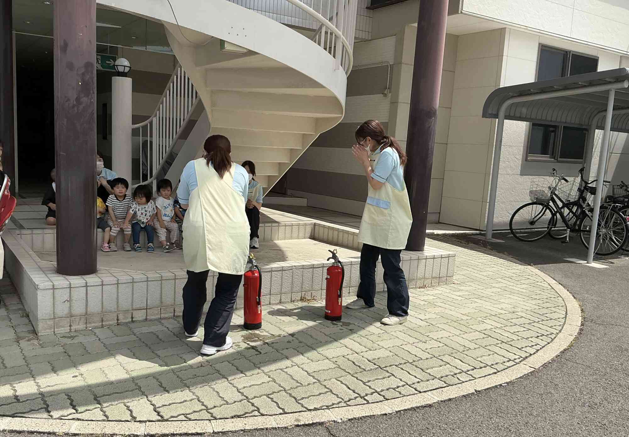 消火器訓練を行いました