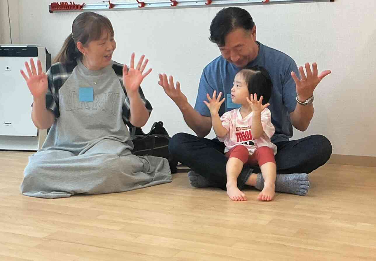 祖父母ふれあいをしました♡