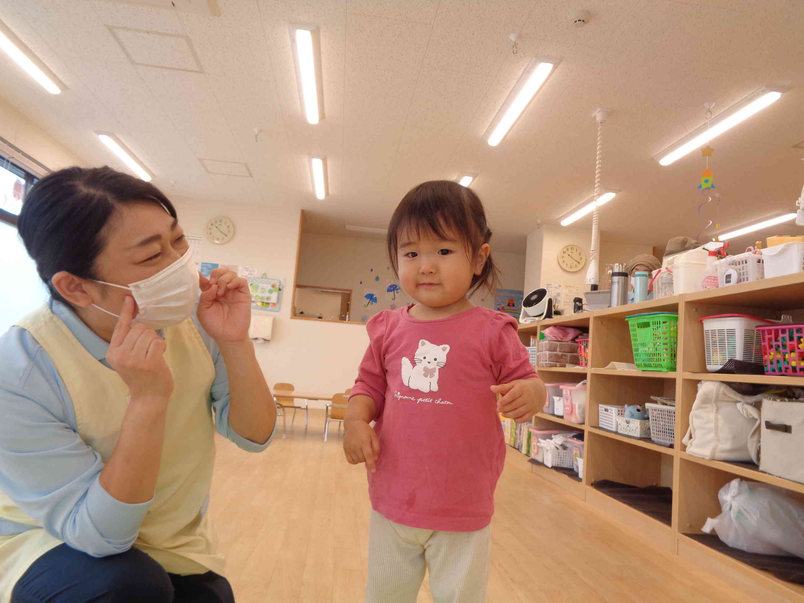 楽しくってにっこり笑顔です♡