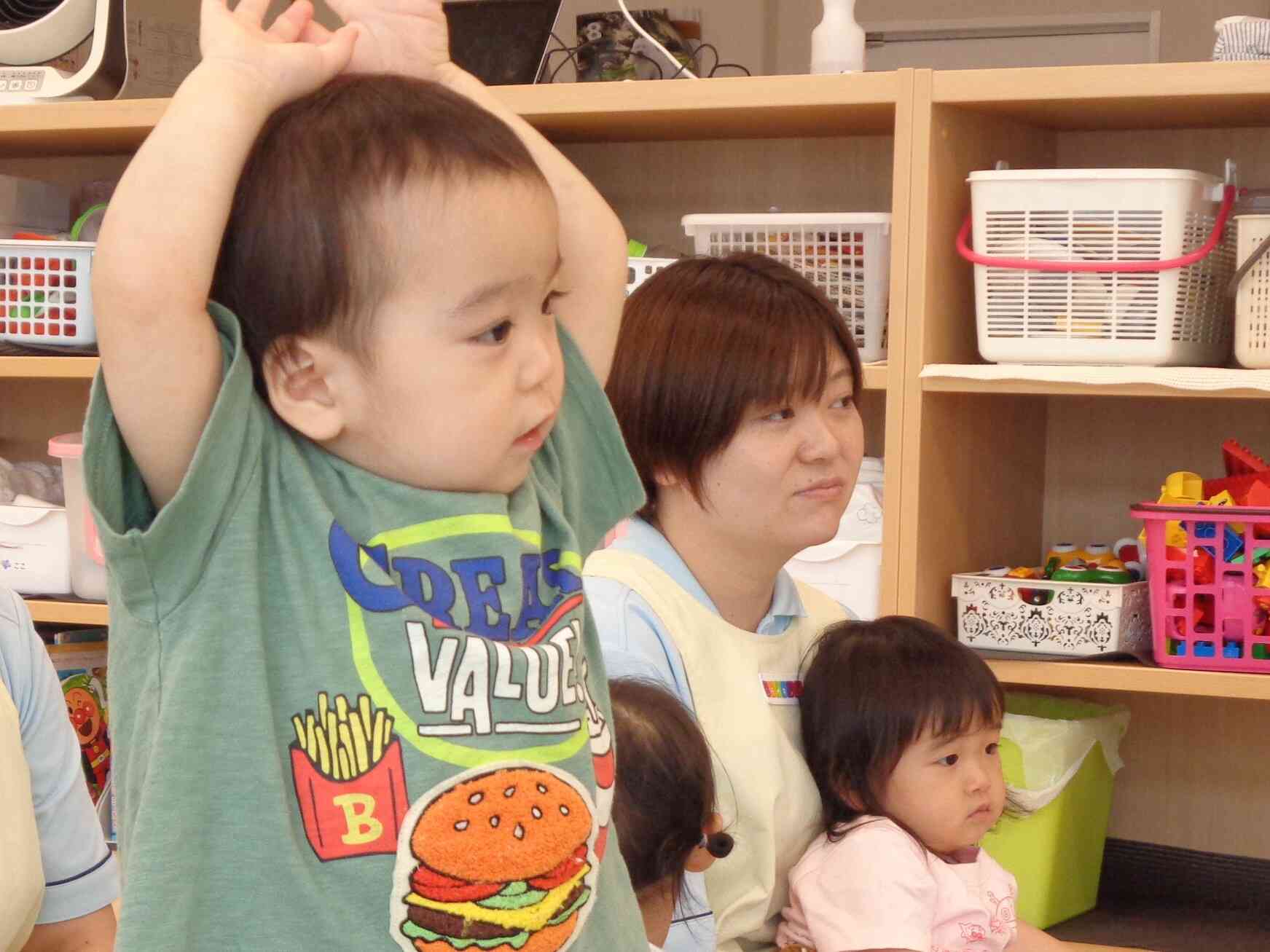 ダンスに合わせて学びました