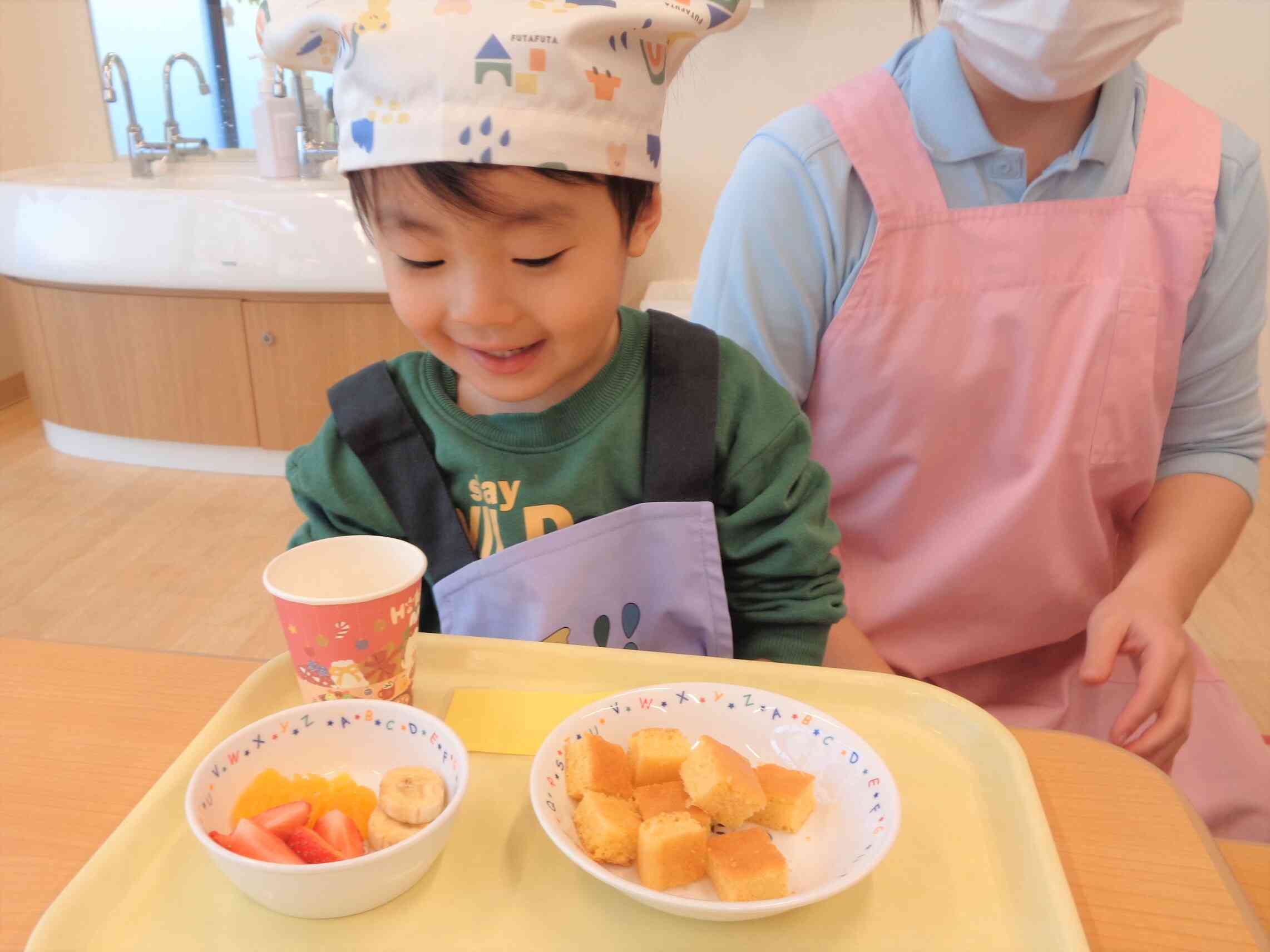  クリスマスパフェを作ろう！