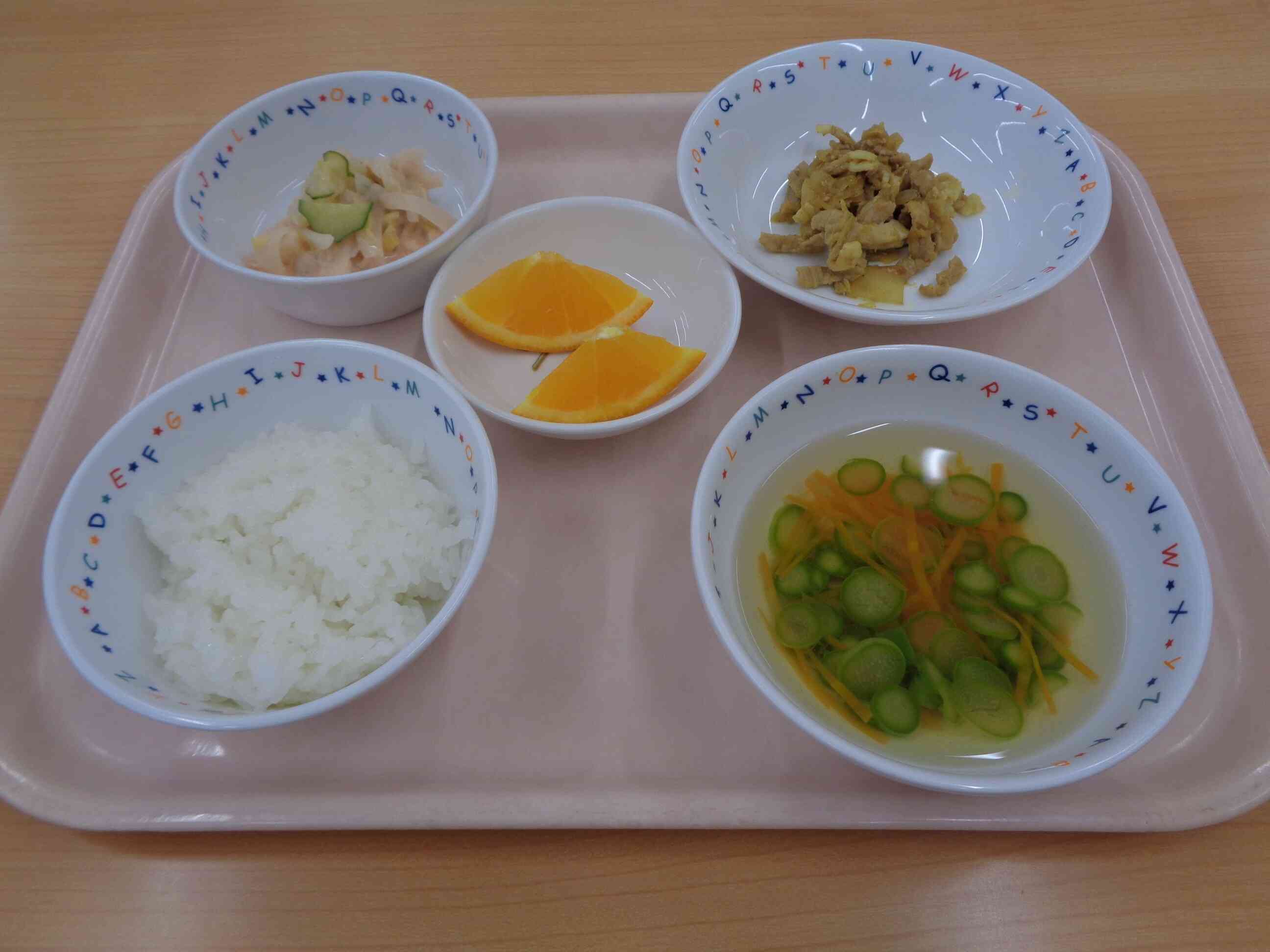 ５月１２日の給食