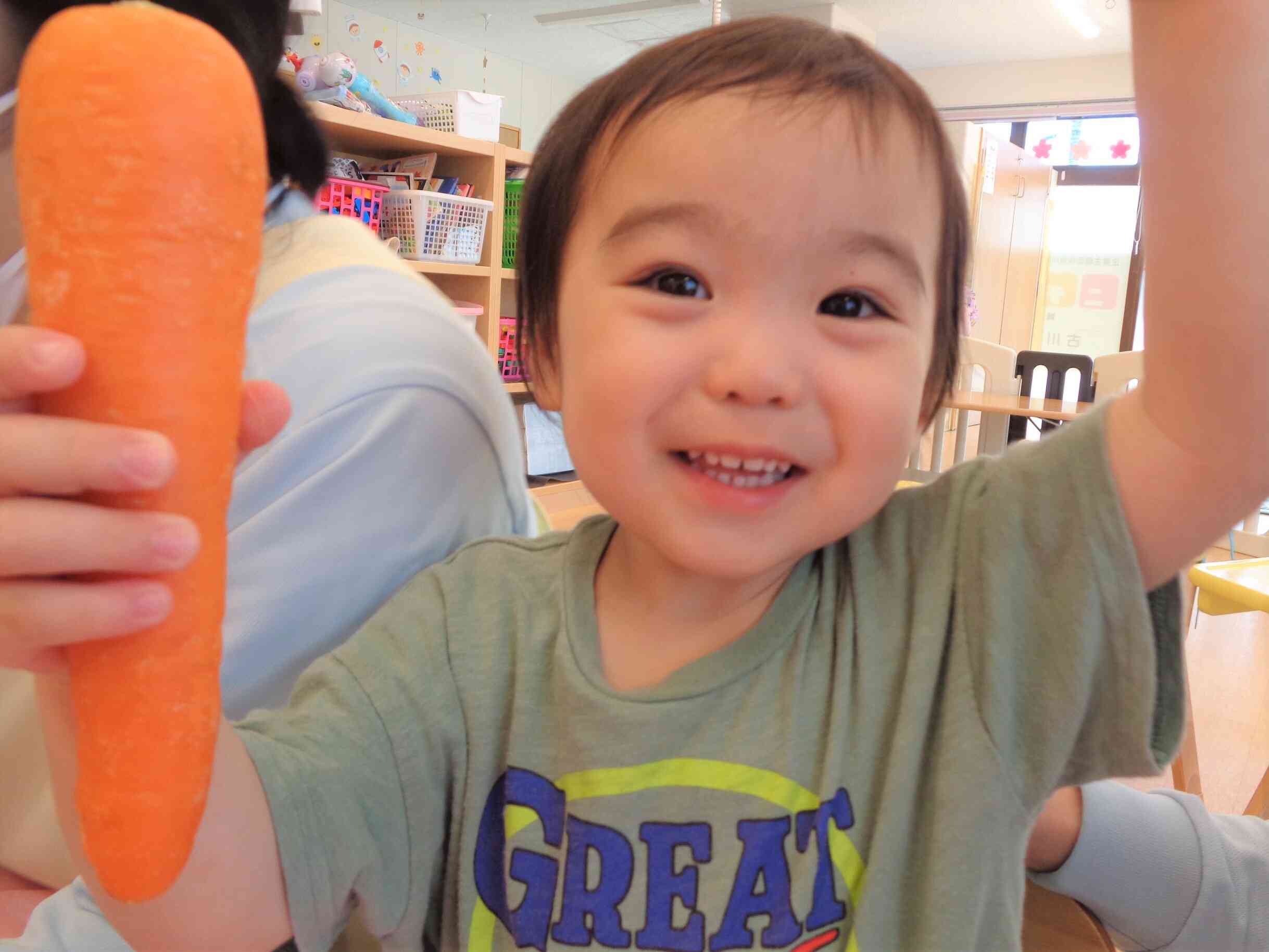 給食楽しみだな♪