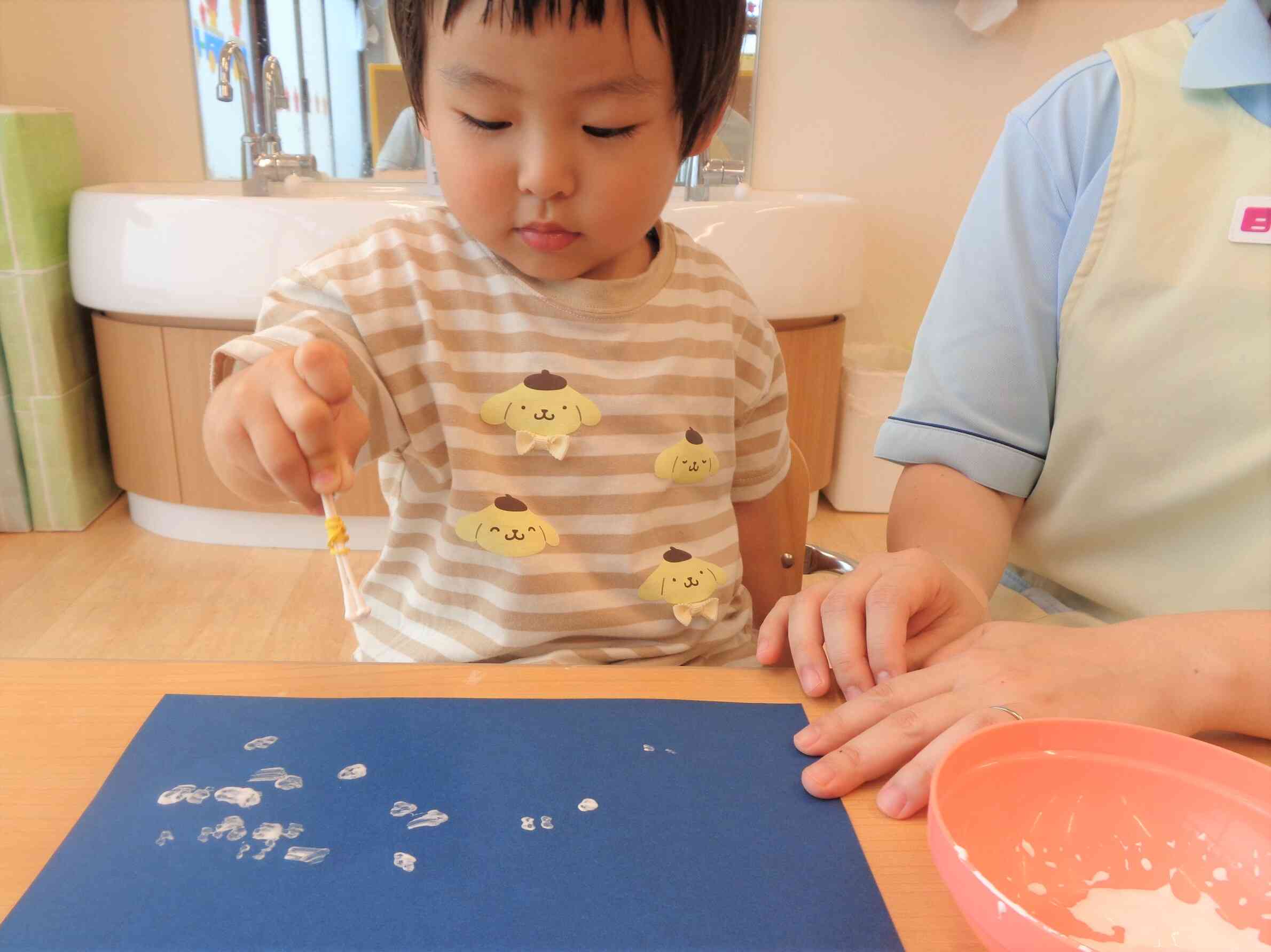 七夕製作♪あひる組（１歳児）