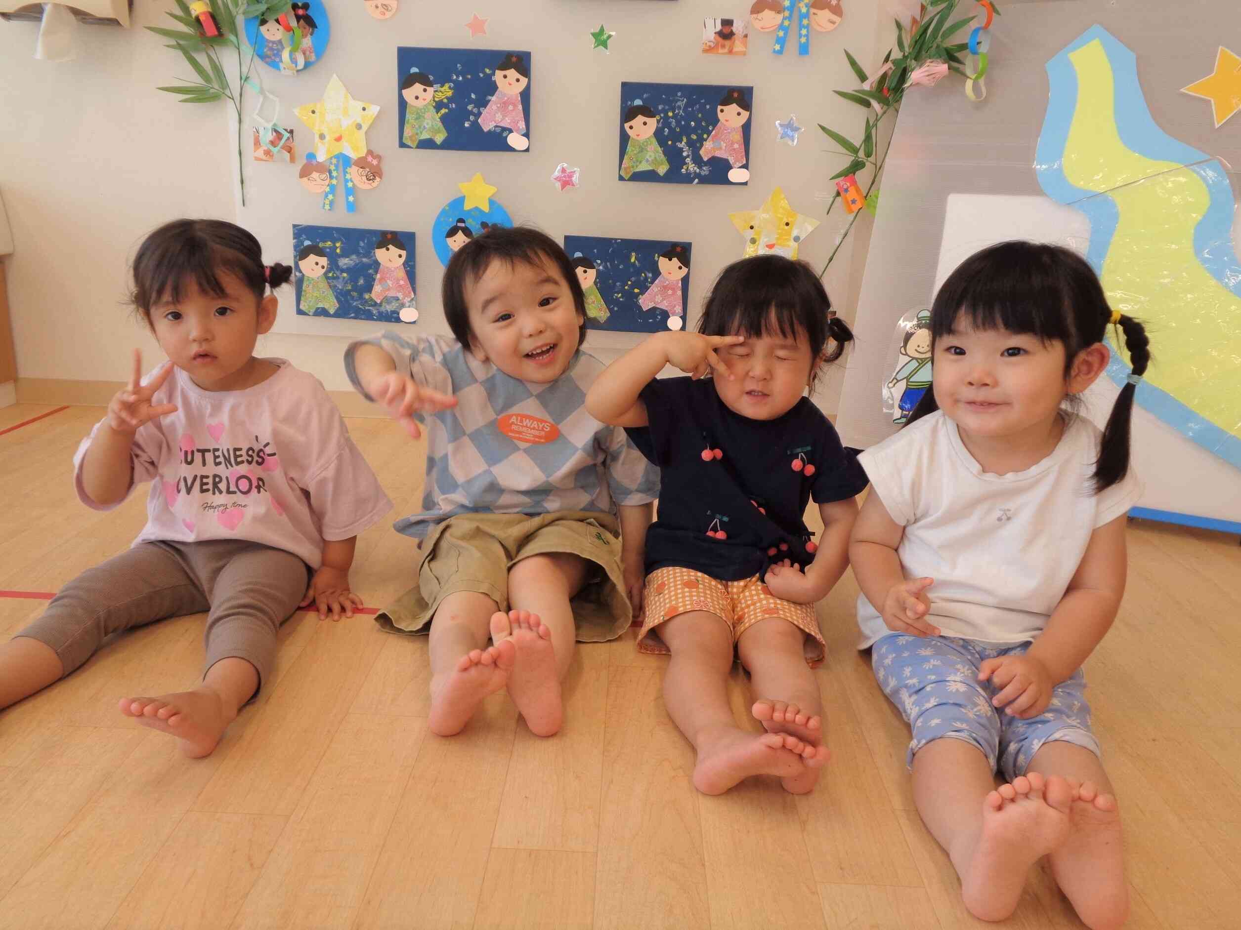 うさぎ組のお友だち♪（２歳児）