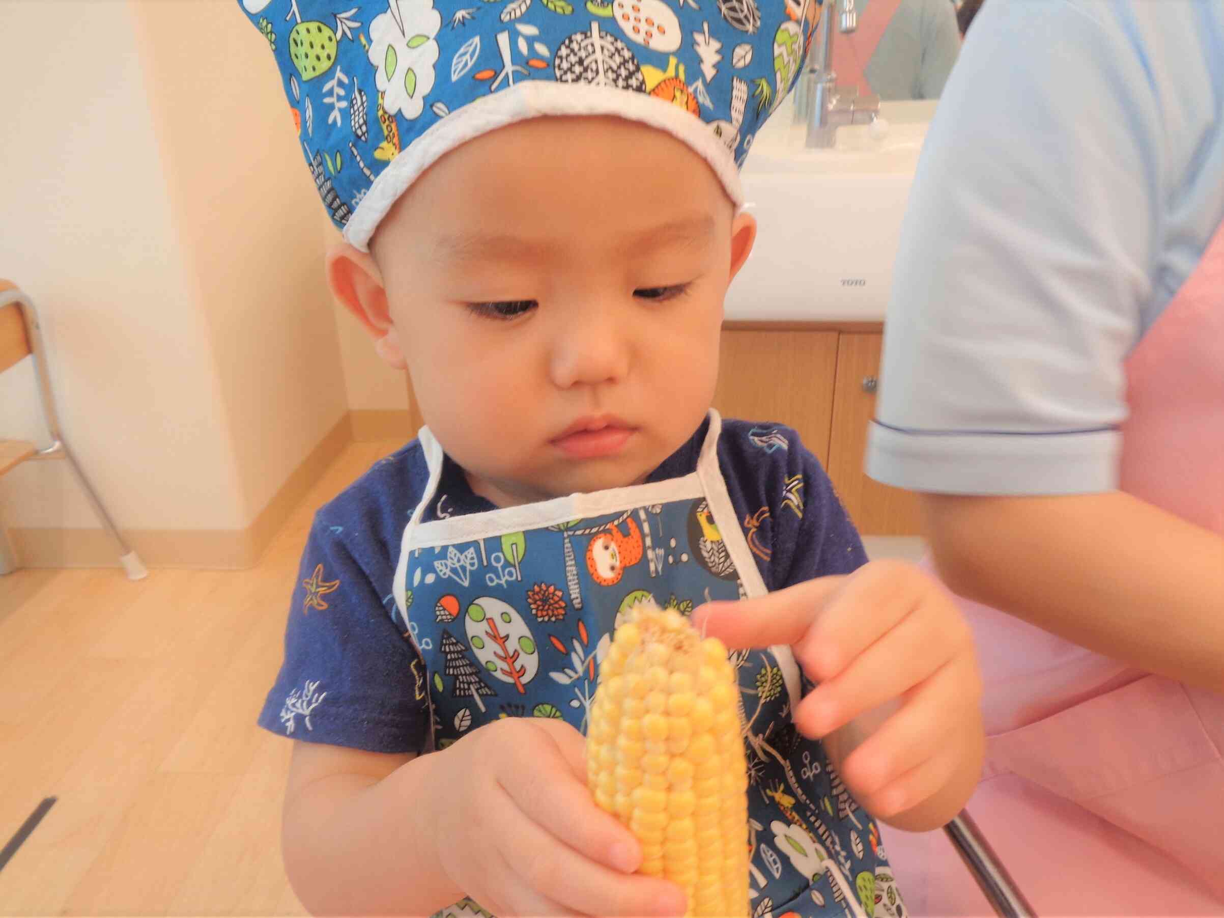 黄色い粒がいっぱいだね！