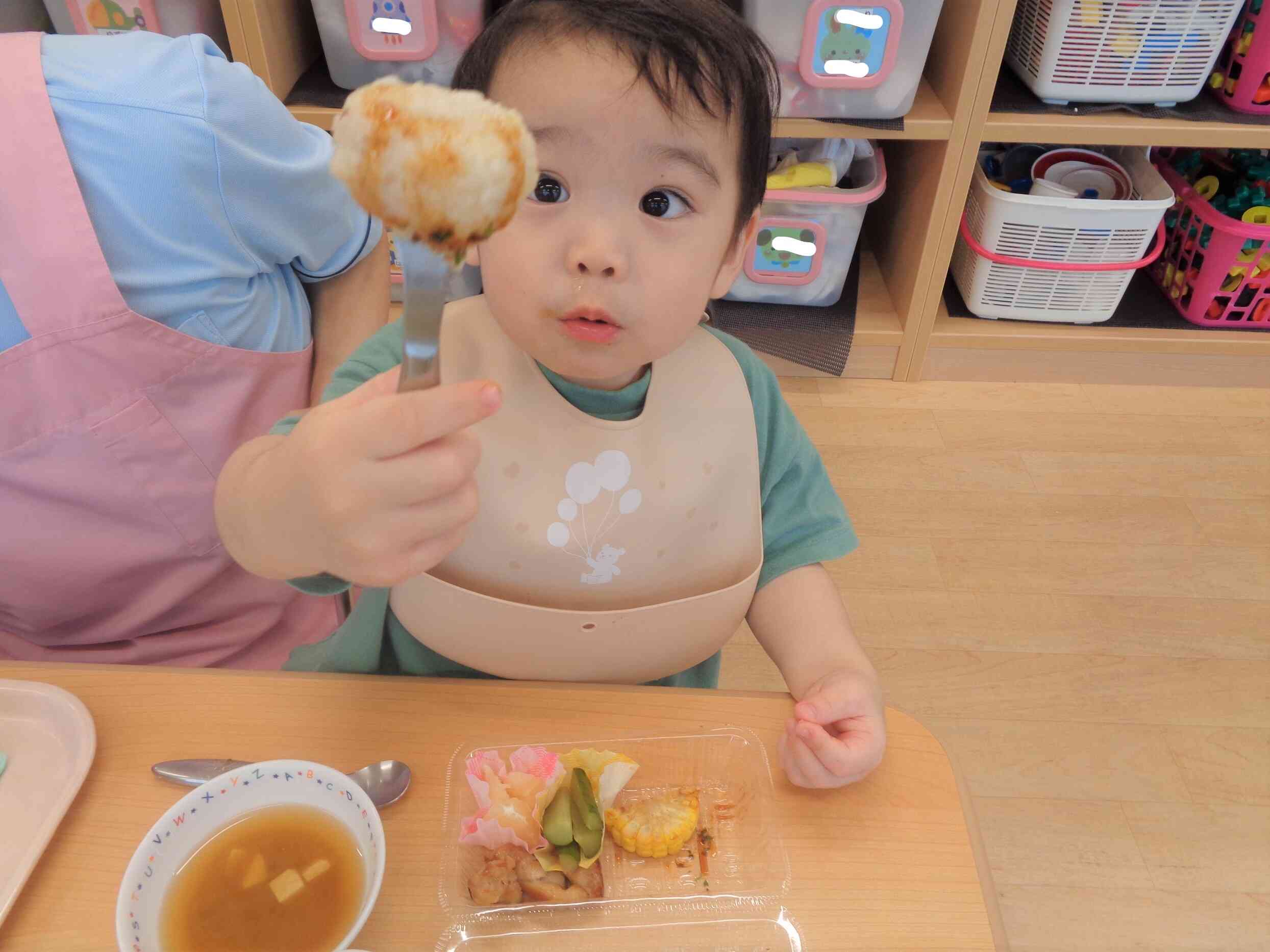 給食はお祭りメニュー!