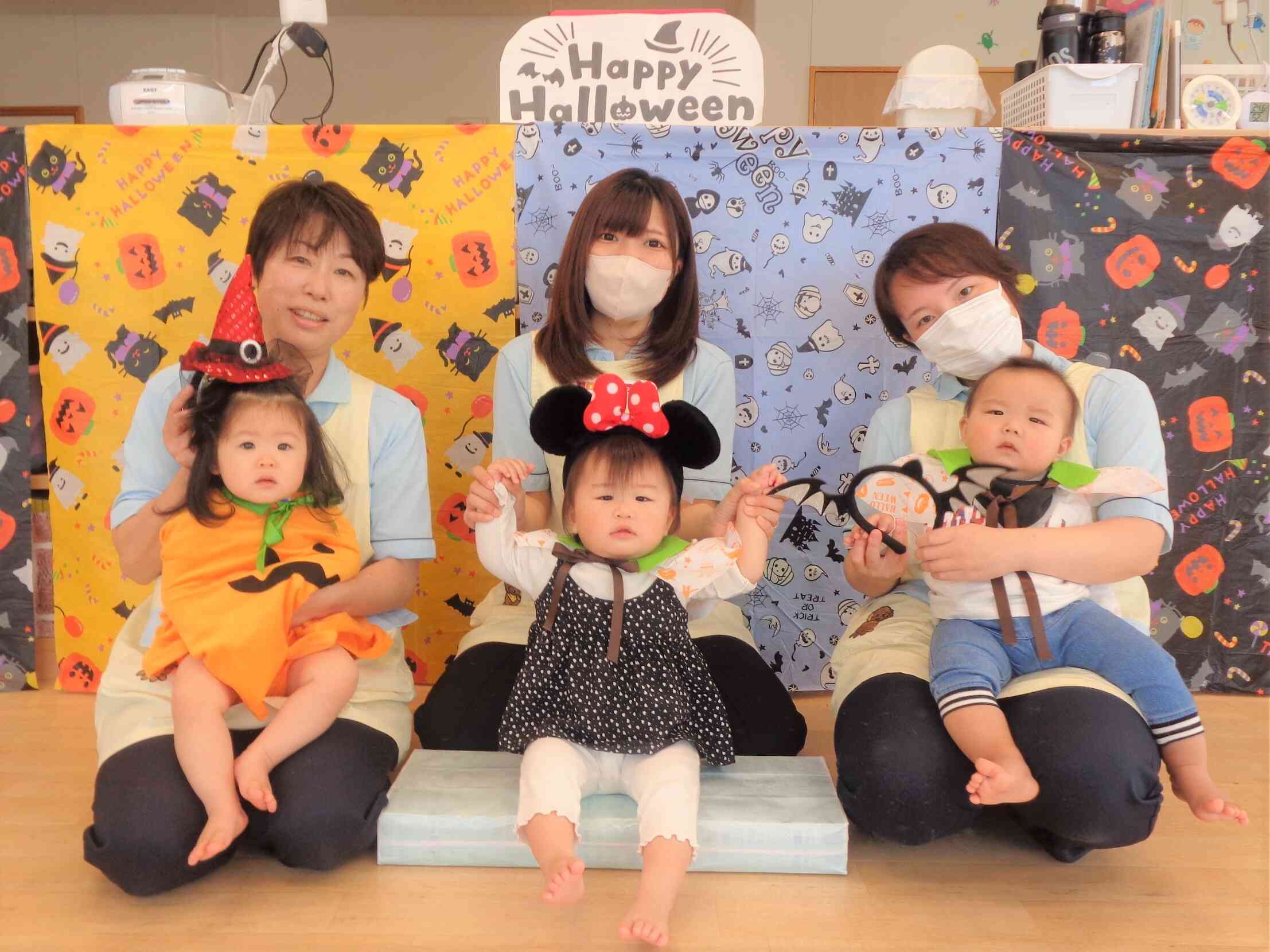 ひよこ組さん（0歳児）の仮装です❤