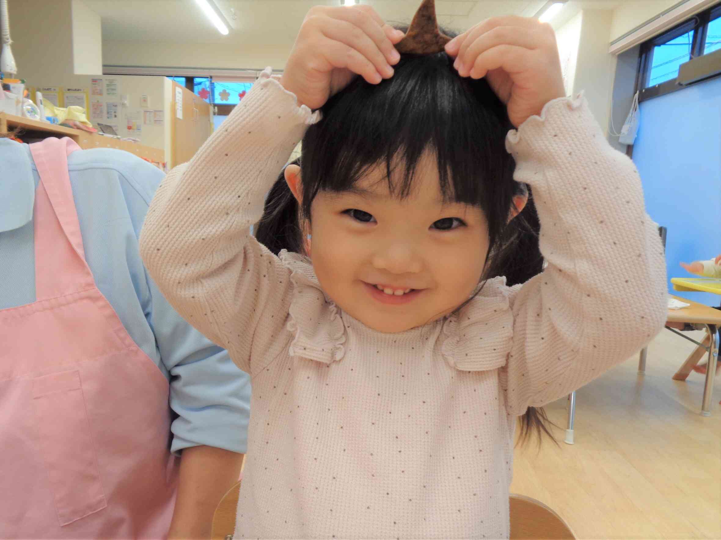 帽子似合ってるでしょ？