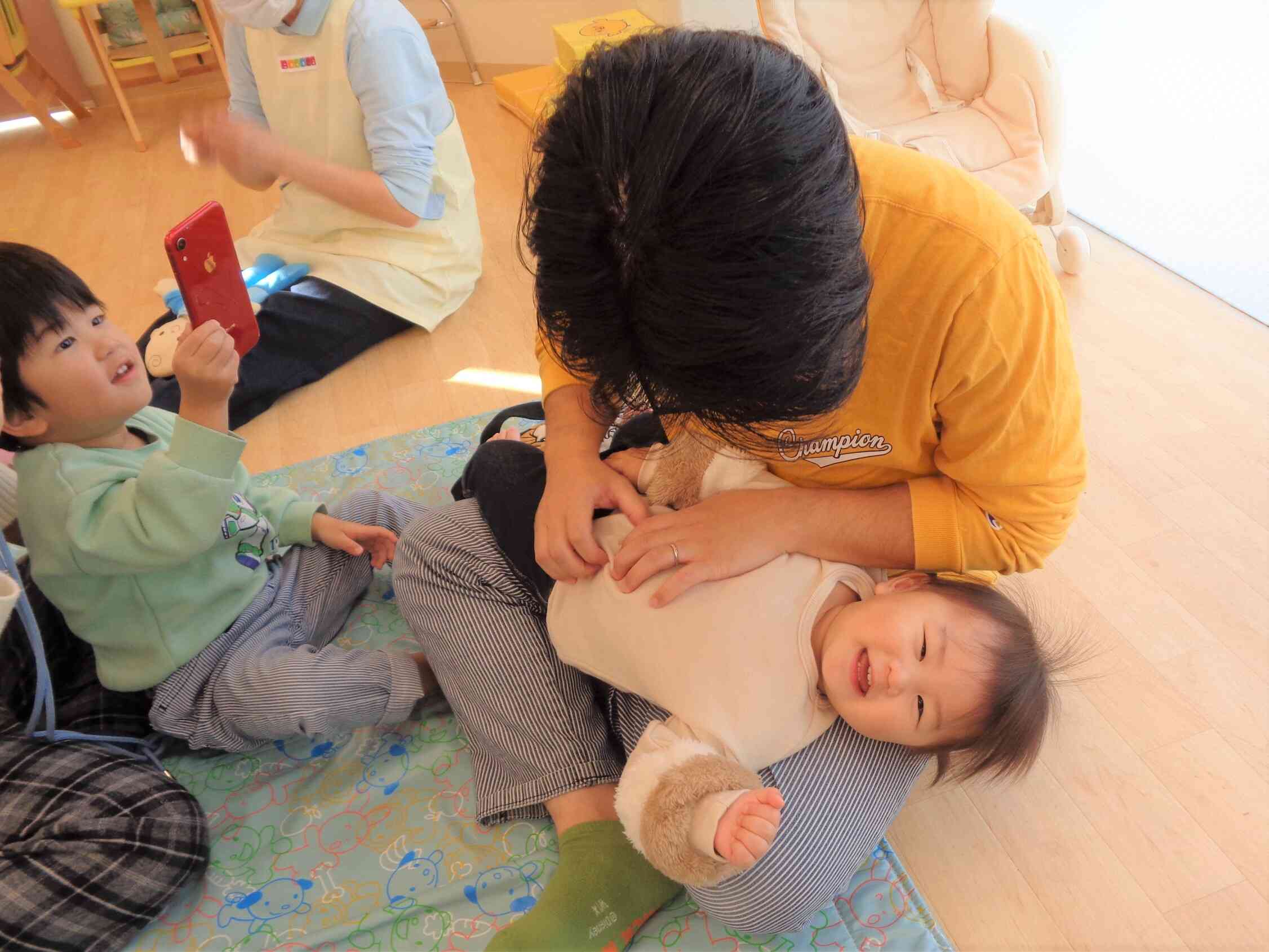 ふれあい遊び♬