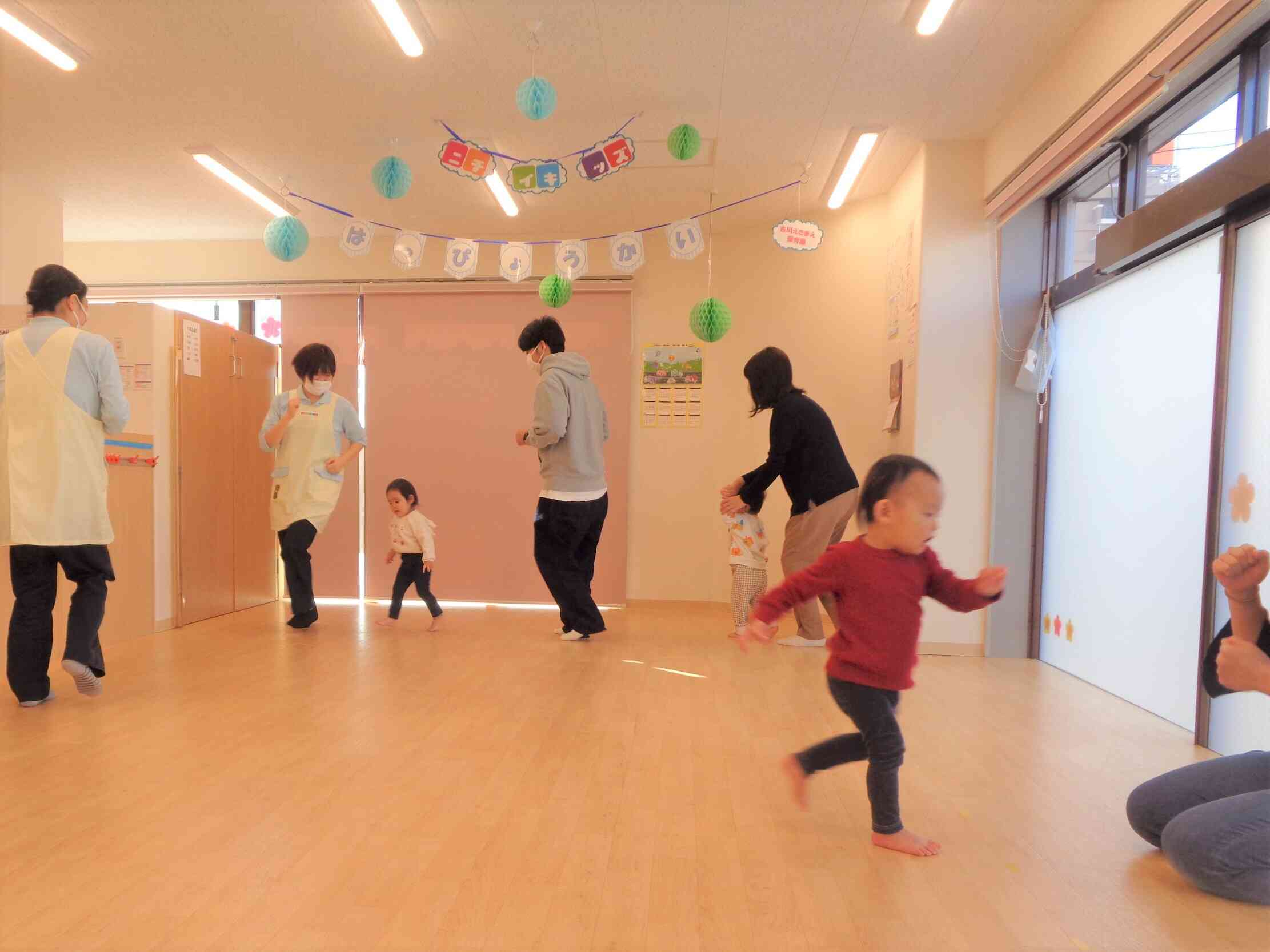 みんなで走りました♫