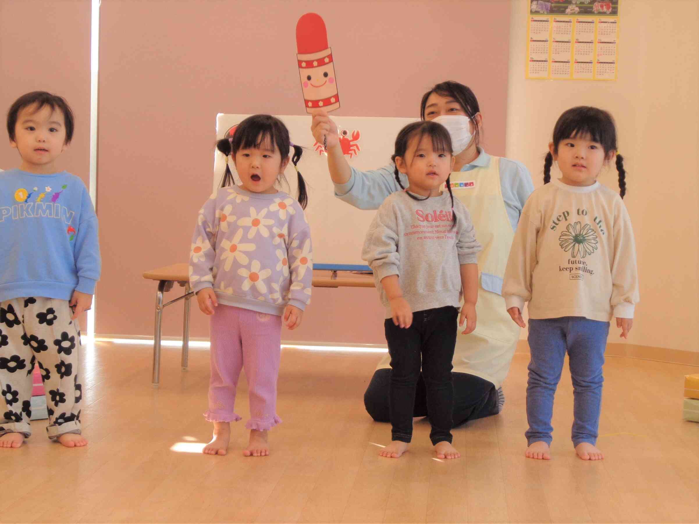 大きな声で歌いましたよ♫