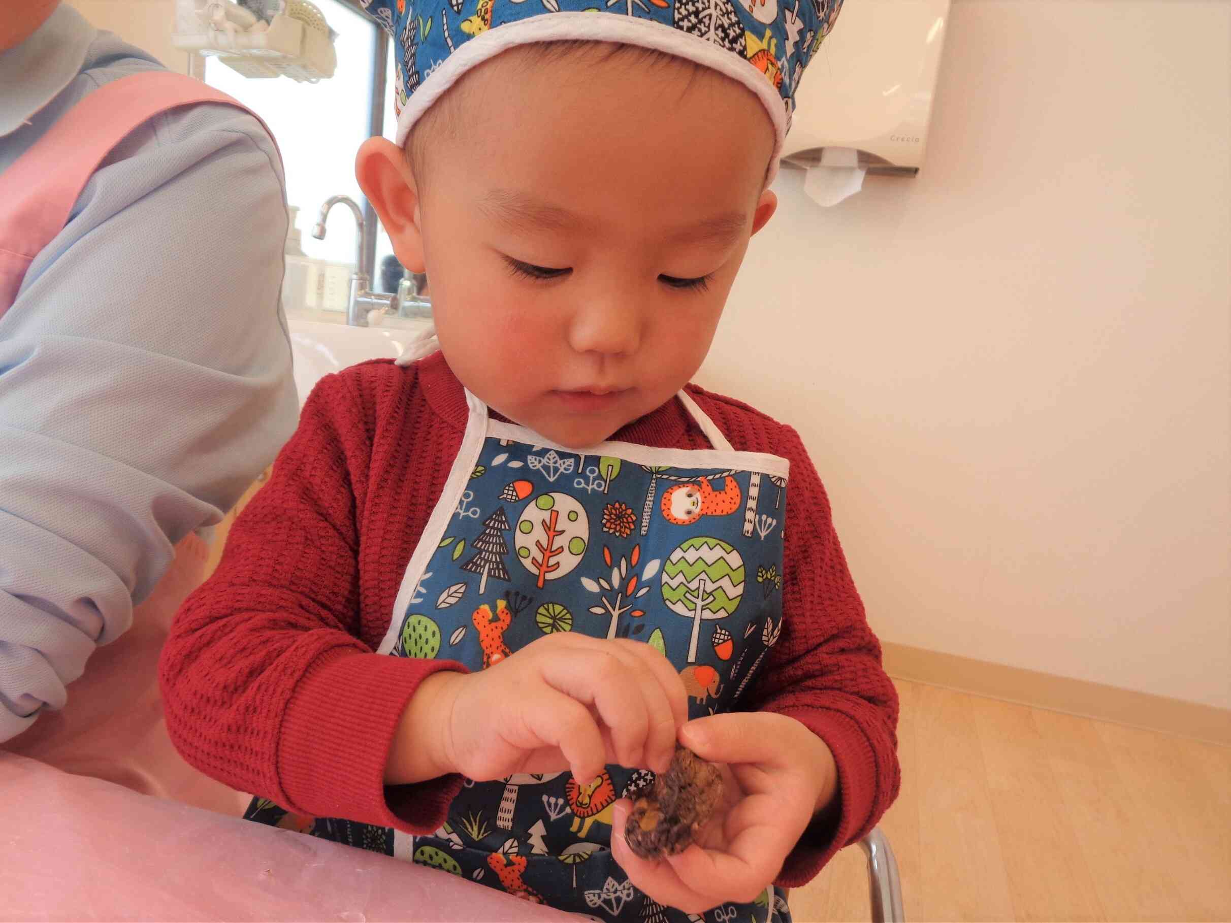 しいたけ触ったよ♪