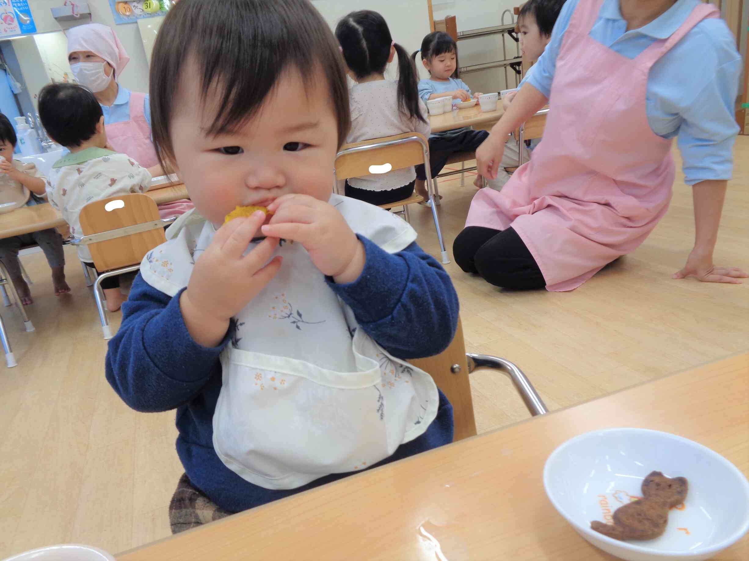 もぐもぐ美味しいね♪