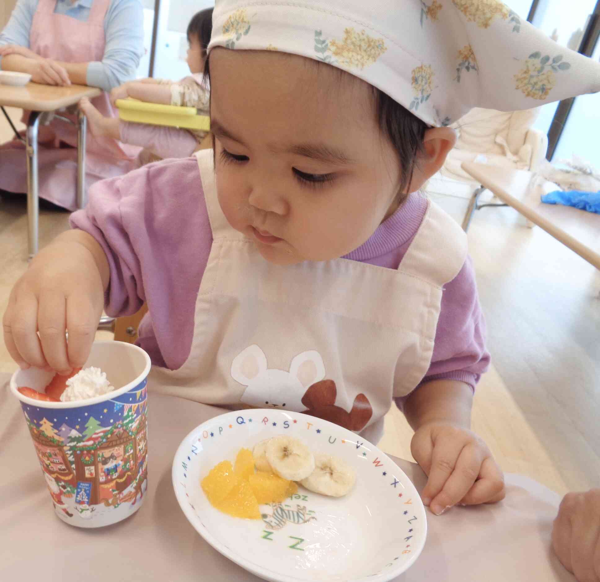 いちごはここにしようかな?