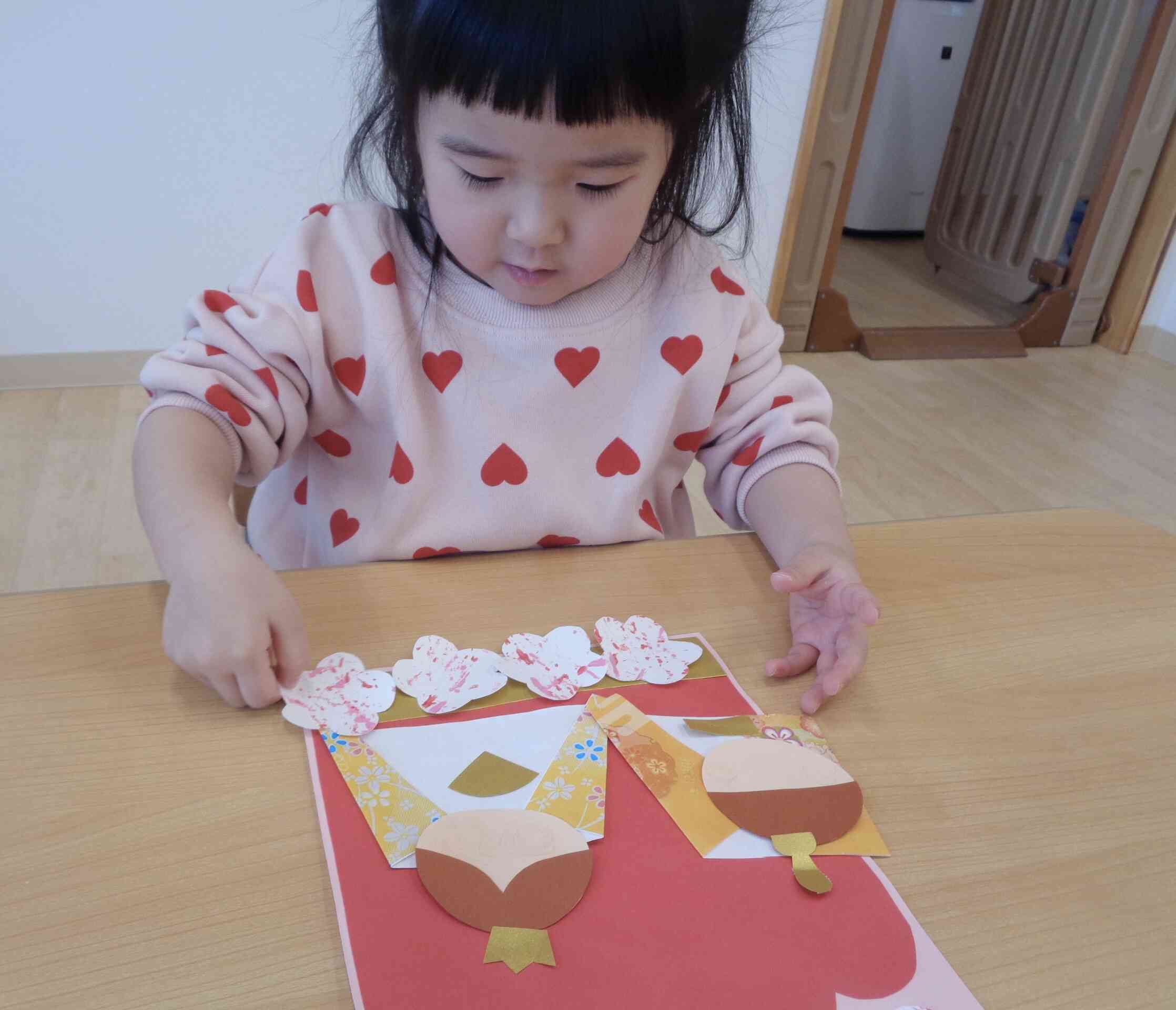 どこに貼ろうかな？