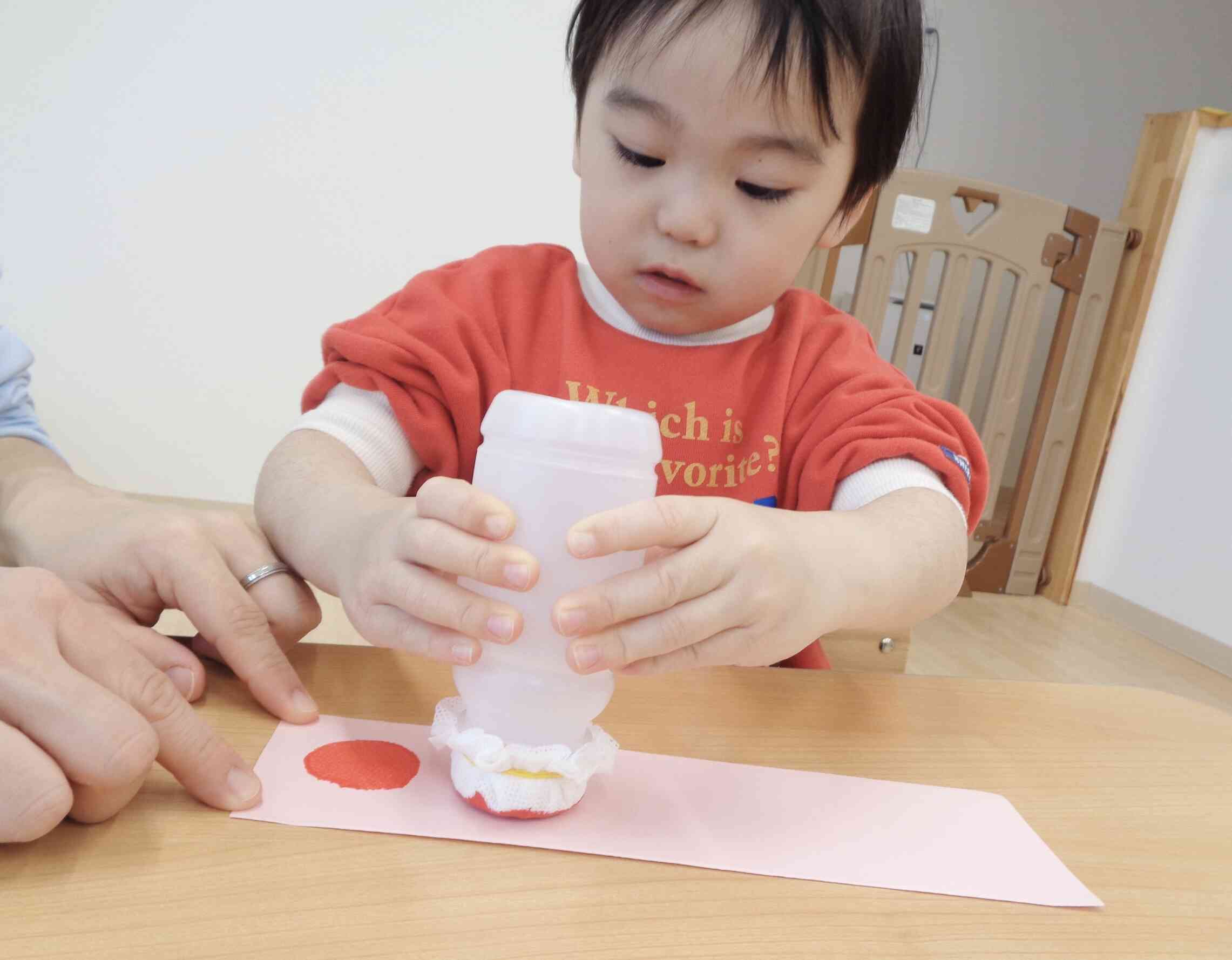 ３月の制作☆うさぎ組（2歳児）