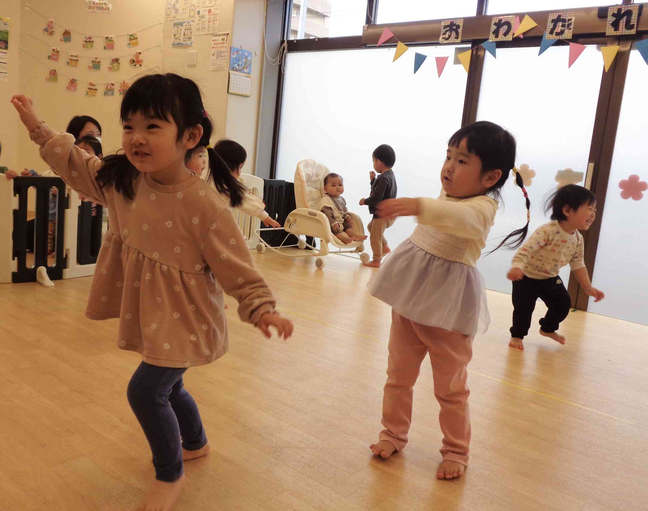 いっぱい身体を動かしました♪