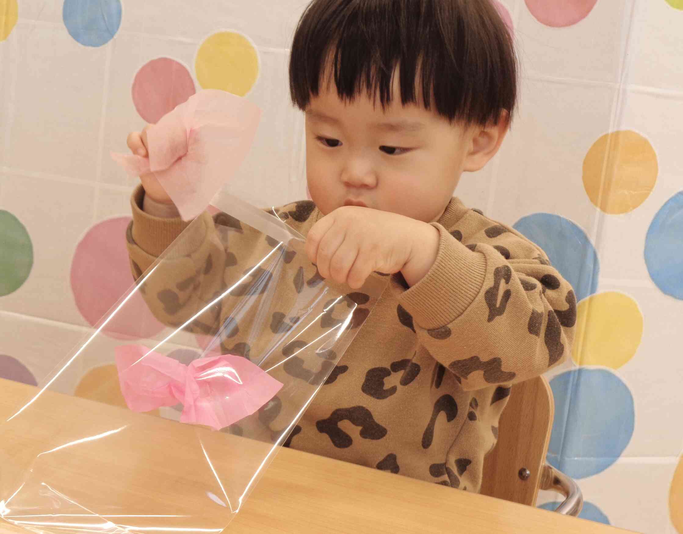 4月の制作♪あひる組（1歳児）