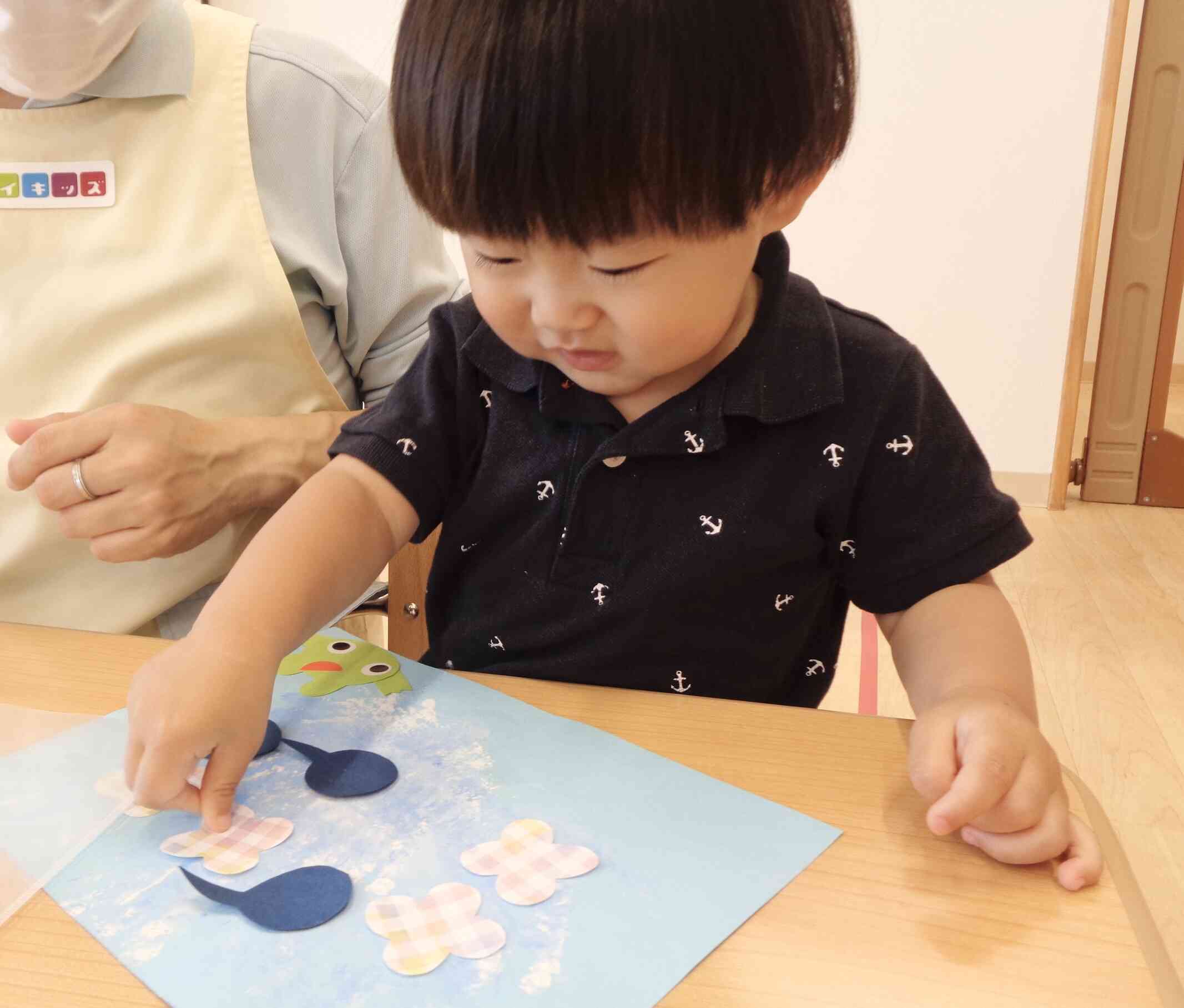 6月の製作♪あひる組（1歳児）