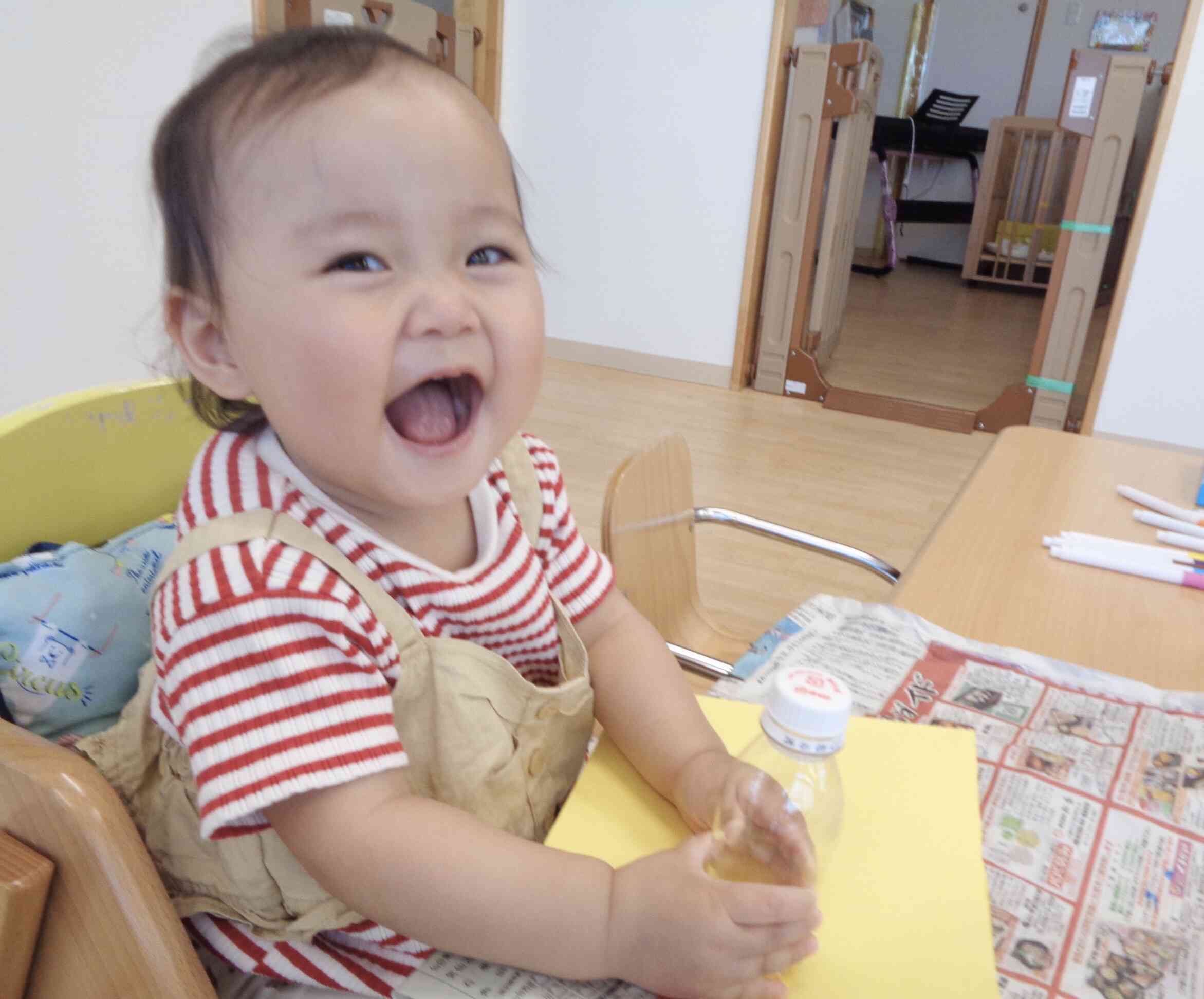 7月の制作♬ひよこ組(0歳児)