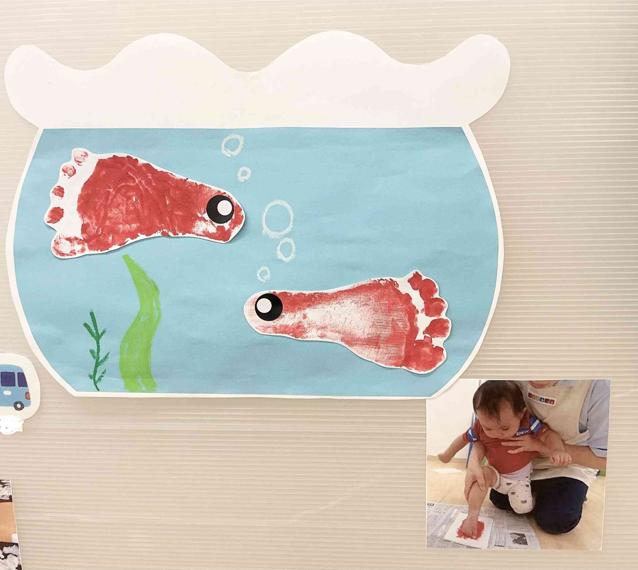 可愛い金魚が出来上がり♪