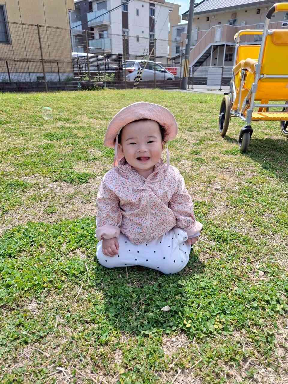 シャボン玉楽しいね♪
