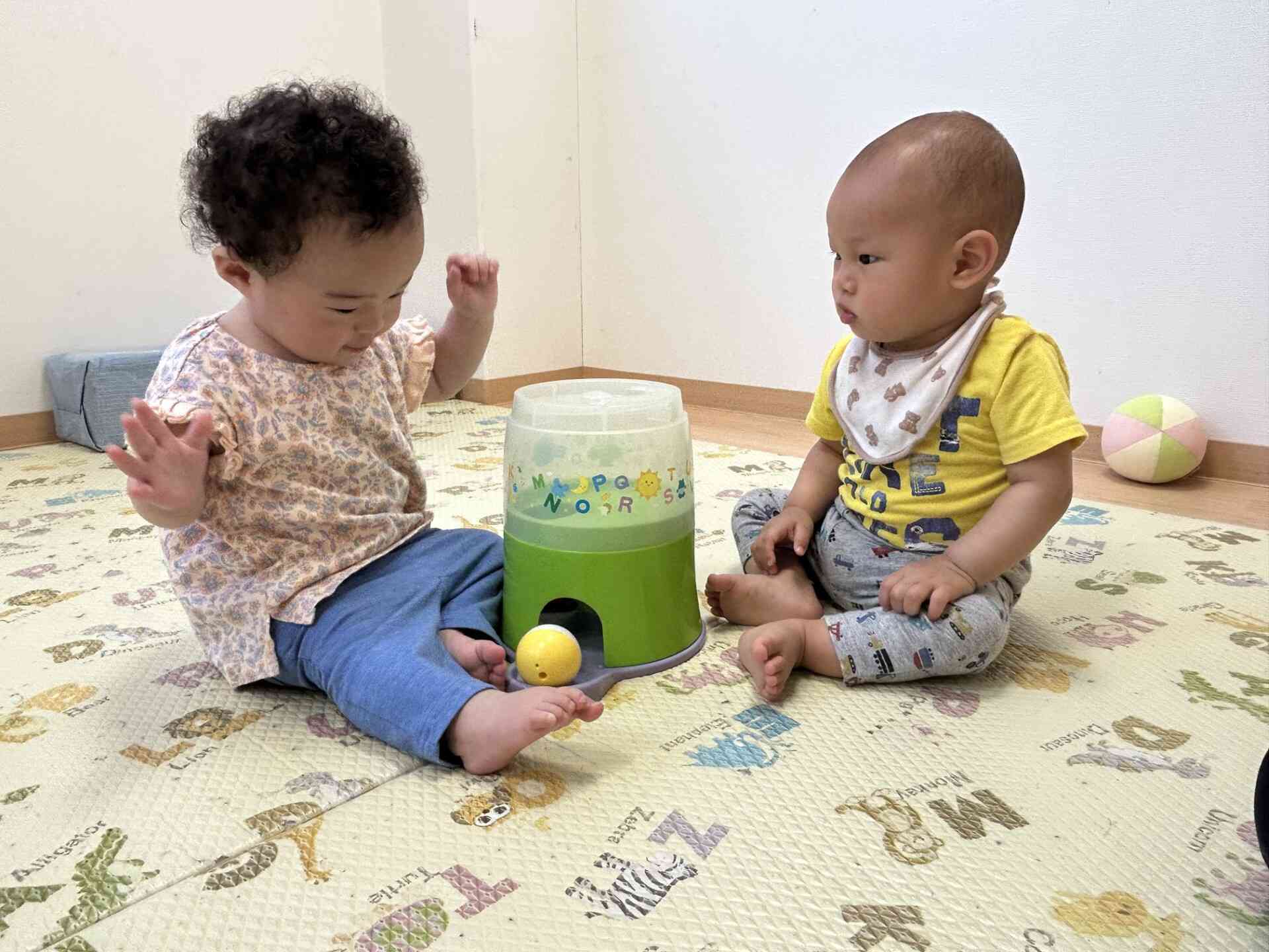 ボールはど～こだっ！あったぁ～！