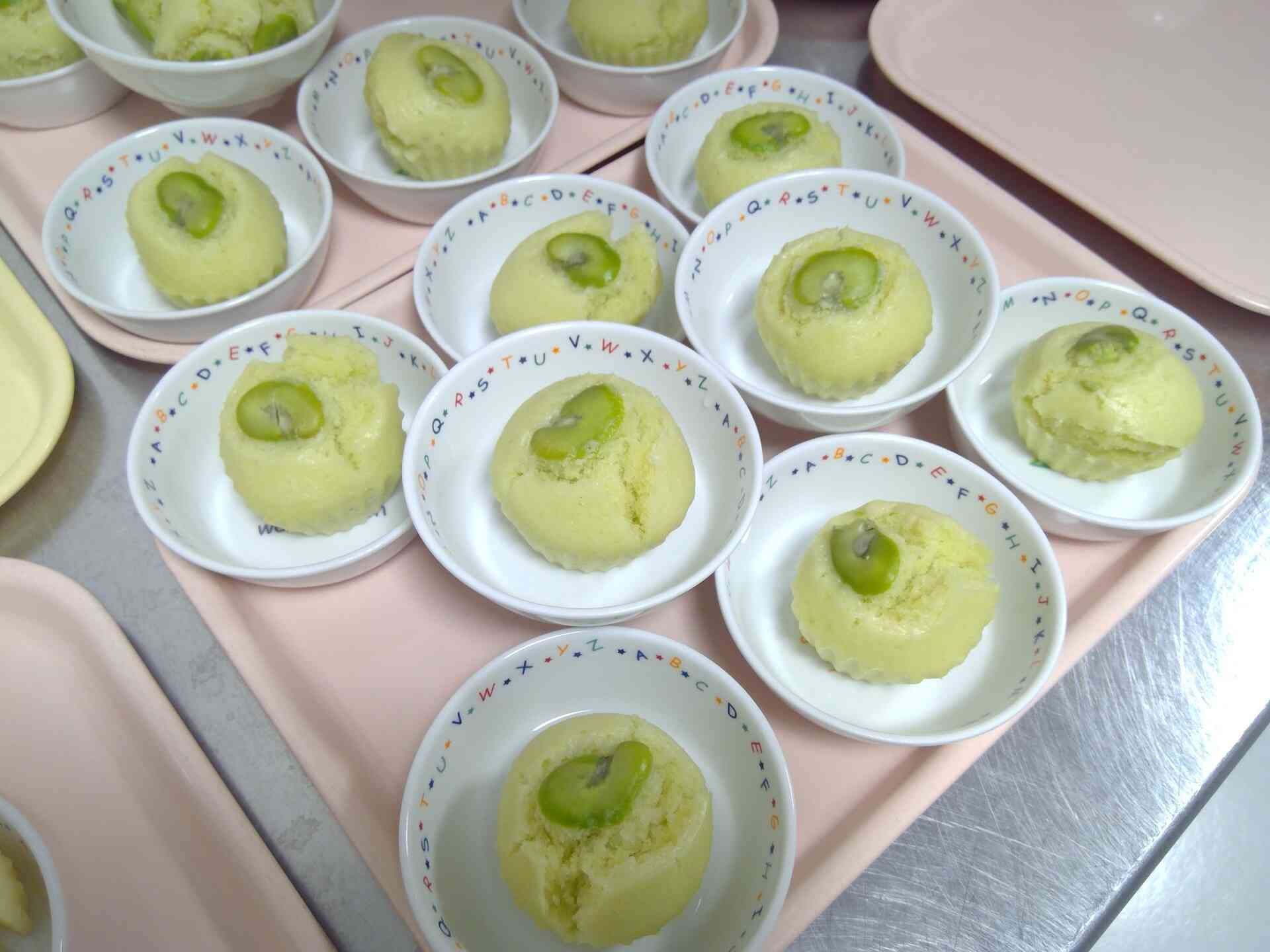 そら豆がトッピングされてました！