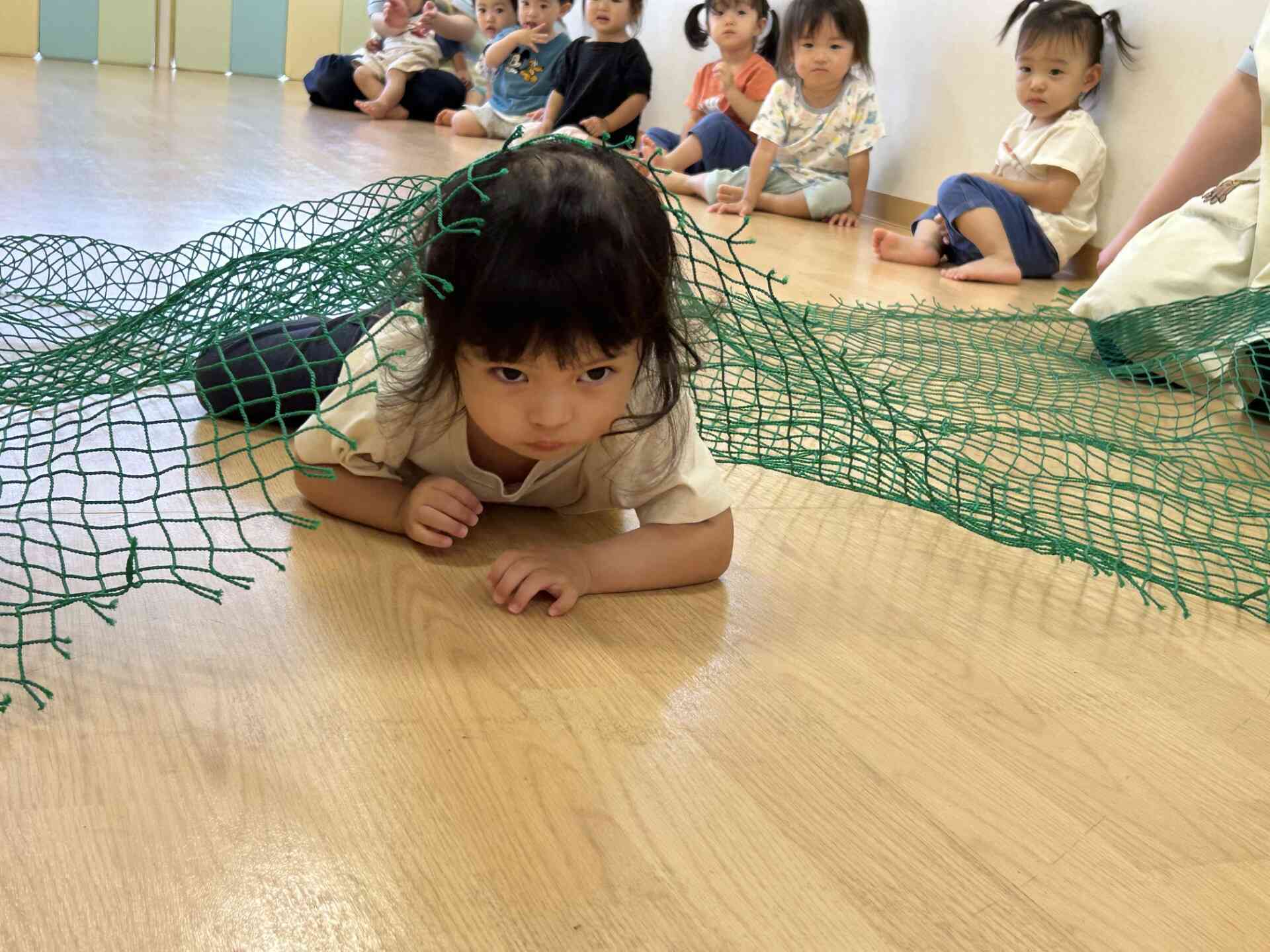 あみくぐりにも挑戦!