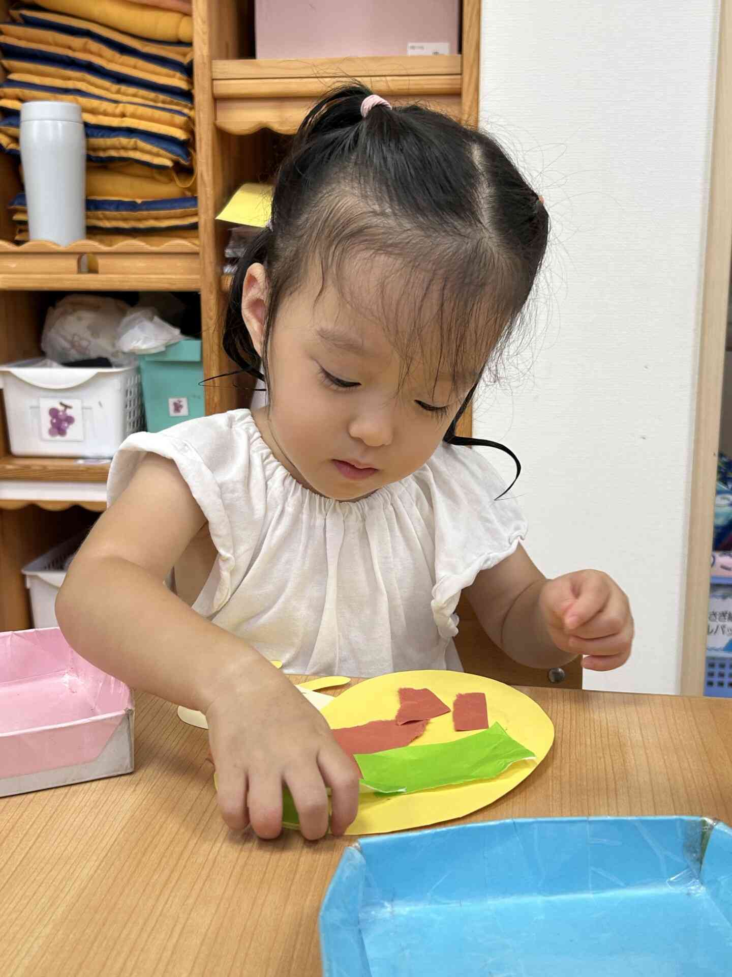 きのこの帽子に飾りをつけよう！