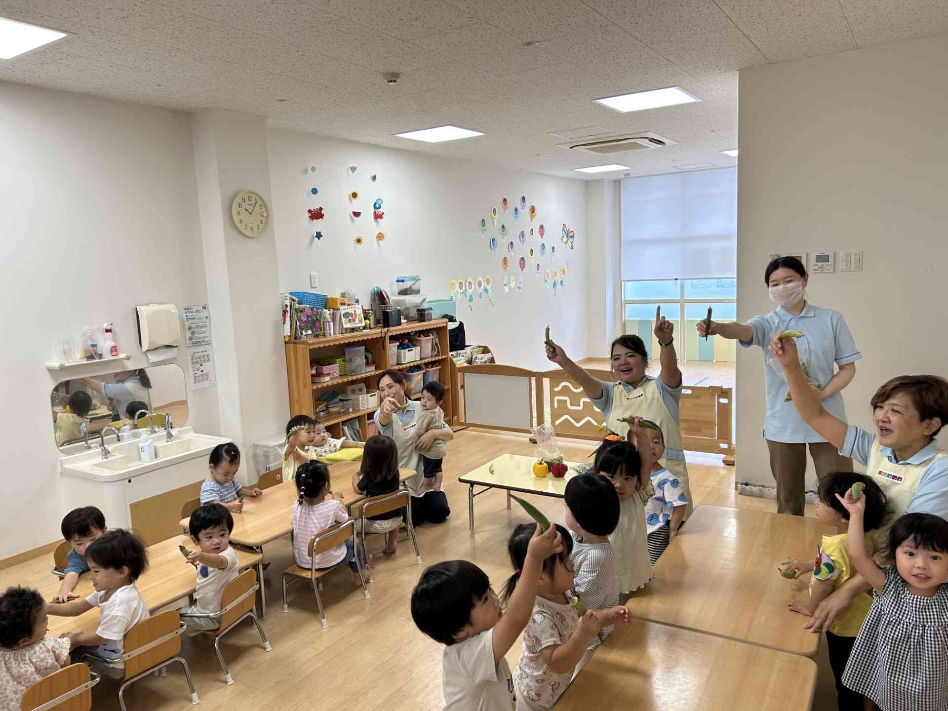 《オクラとったぞー！》