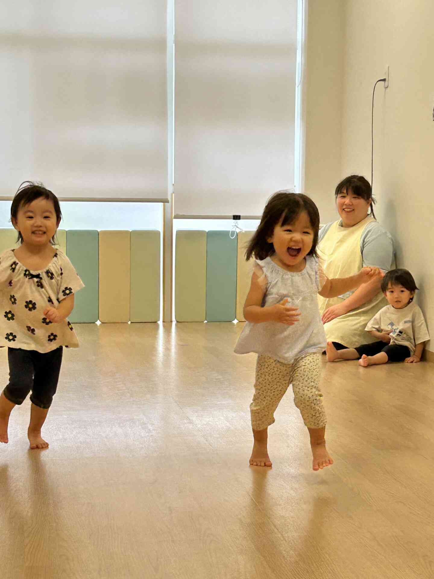 かけっこ大好き!競争心も出てきました!