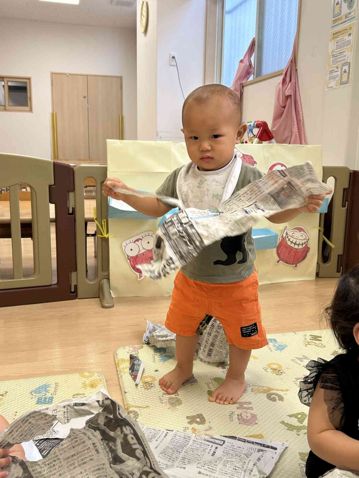 自分でビリビリできたよ！！