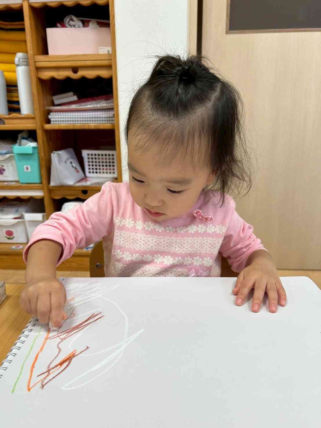 端から描くよ~!