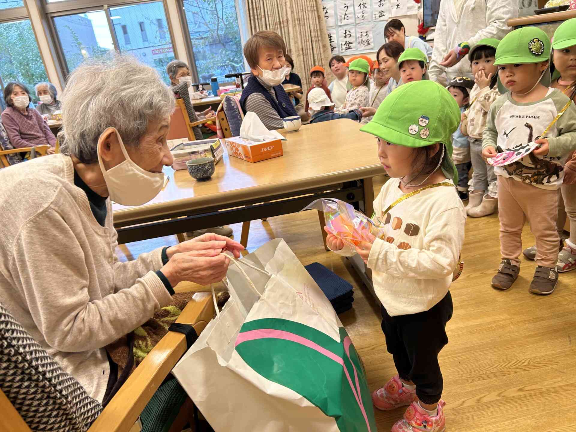 お当番さんが代表で『ありがとう!』