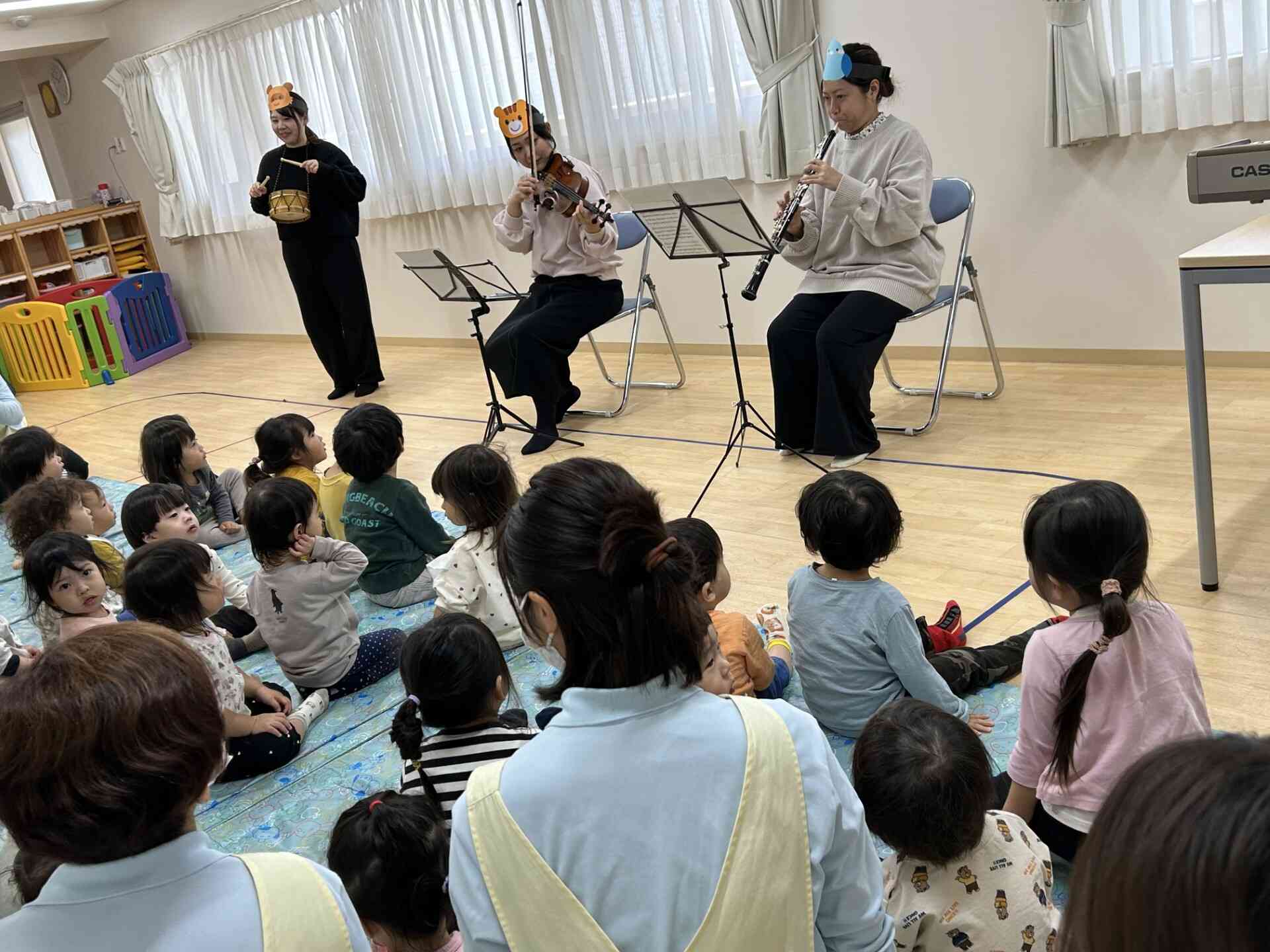 秋の音楽会～南口駅前広場保育園にて～