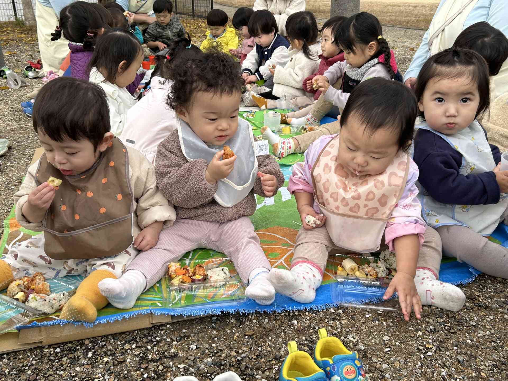 みんなで食べると美味しいね！