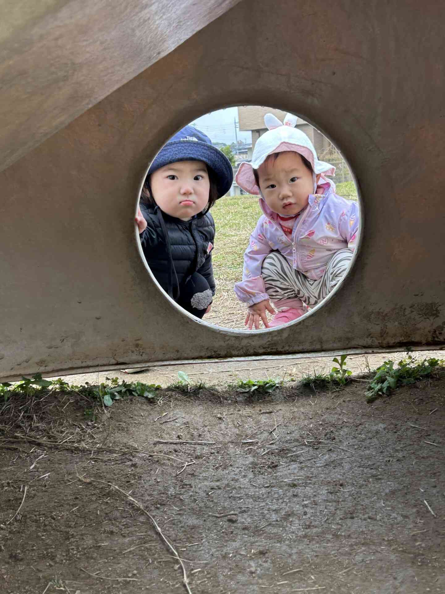 トンネルから「みぃつけた~!!」