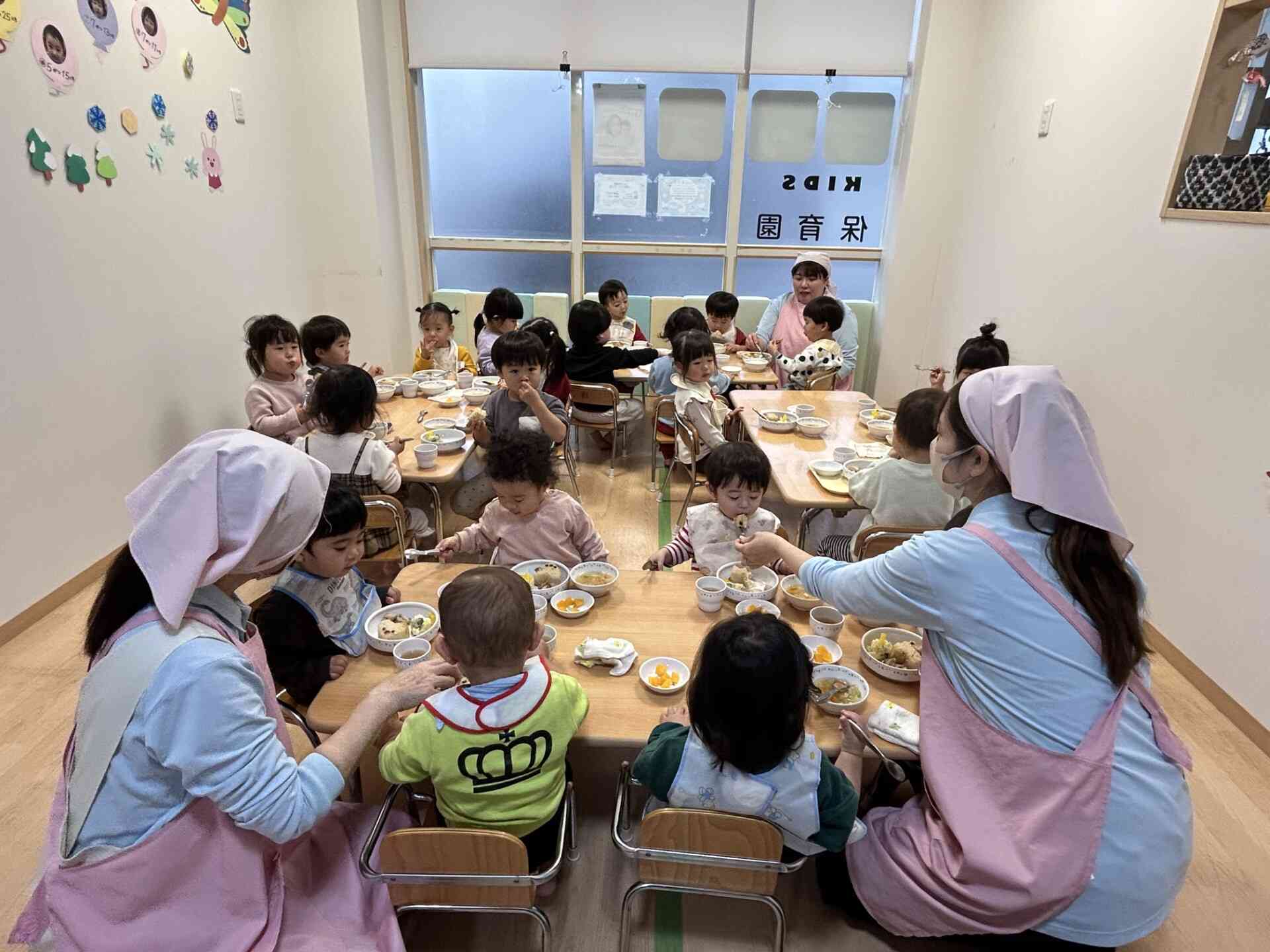 みんなで食べると美味しいね！