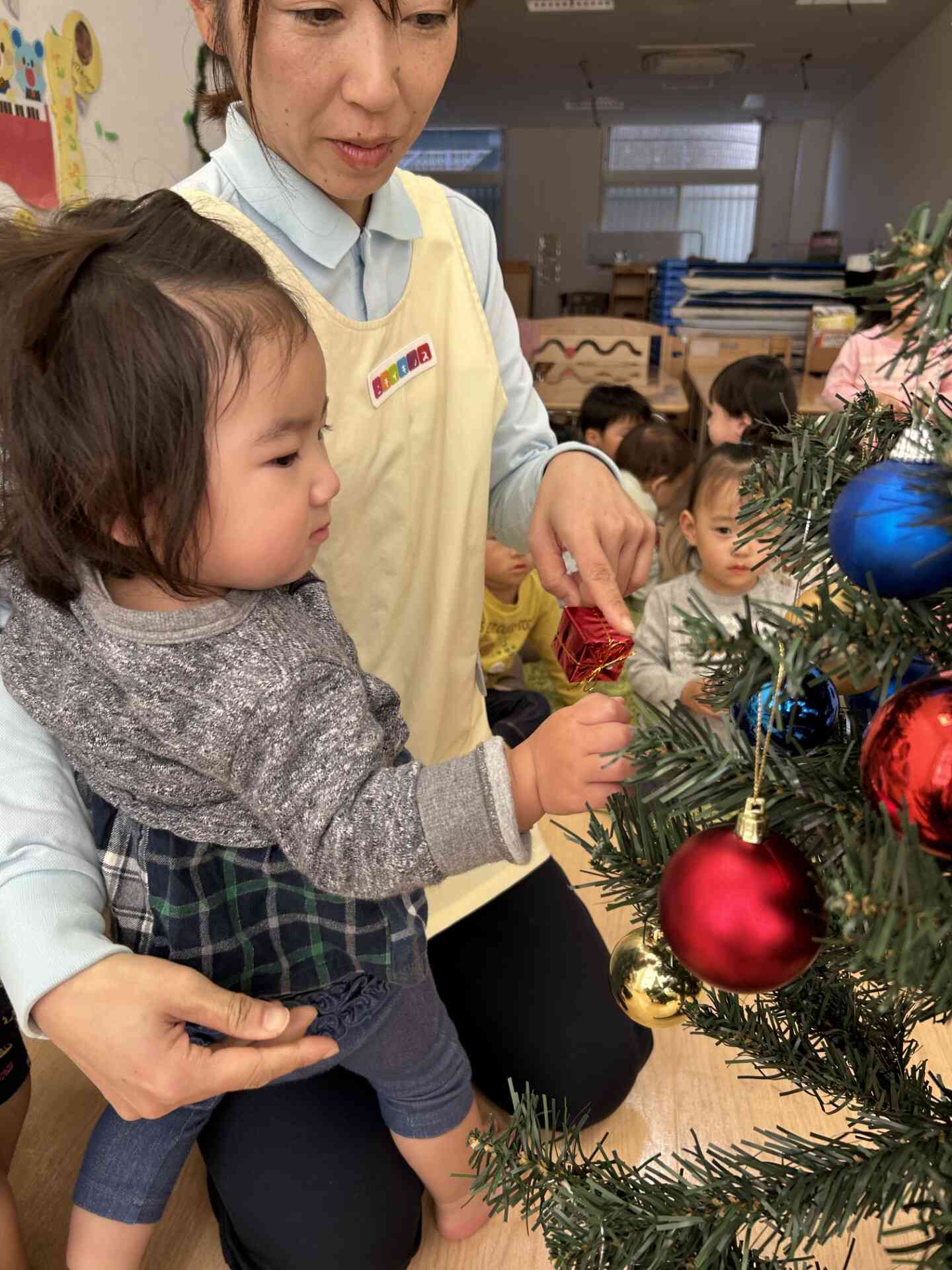 プレゼントのオーナメントもあったよ。