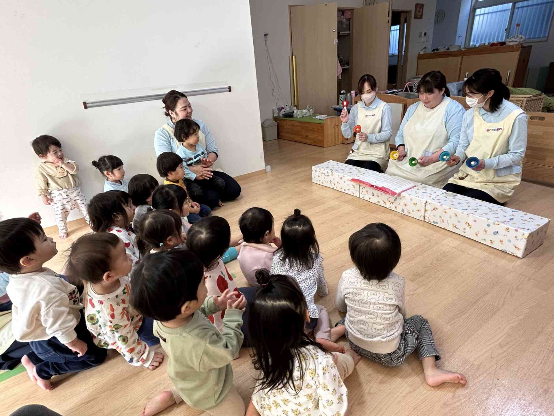 練習なしのぶっつけ本番！先生～！がんばって～！