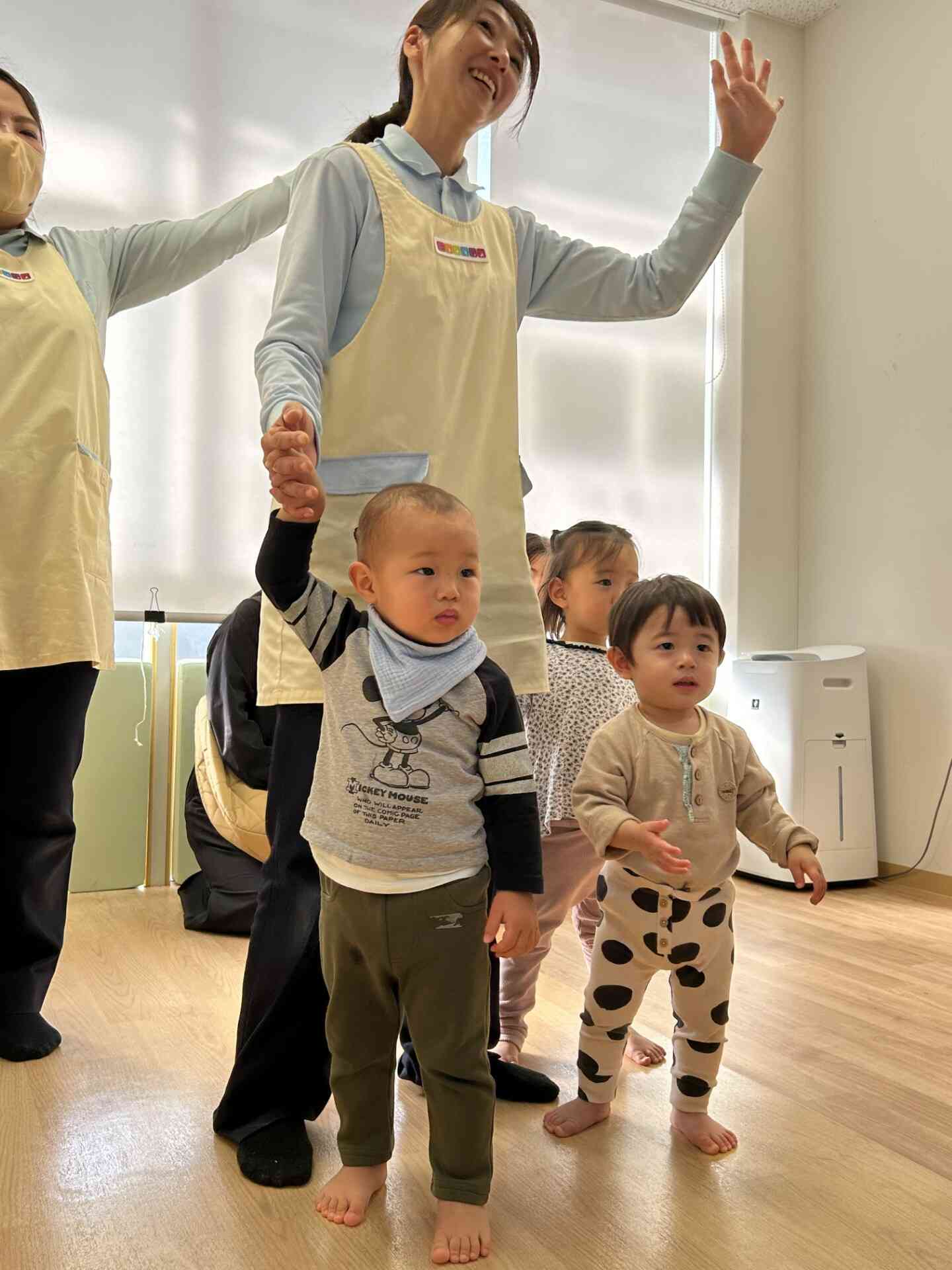 ０歳児さんも「happy!」