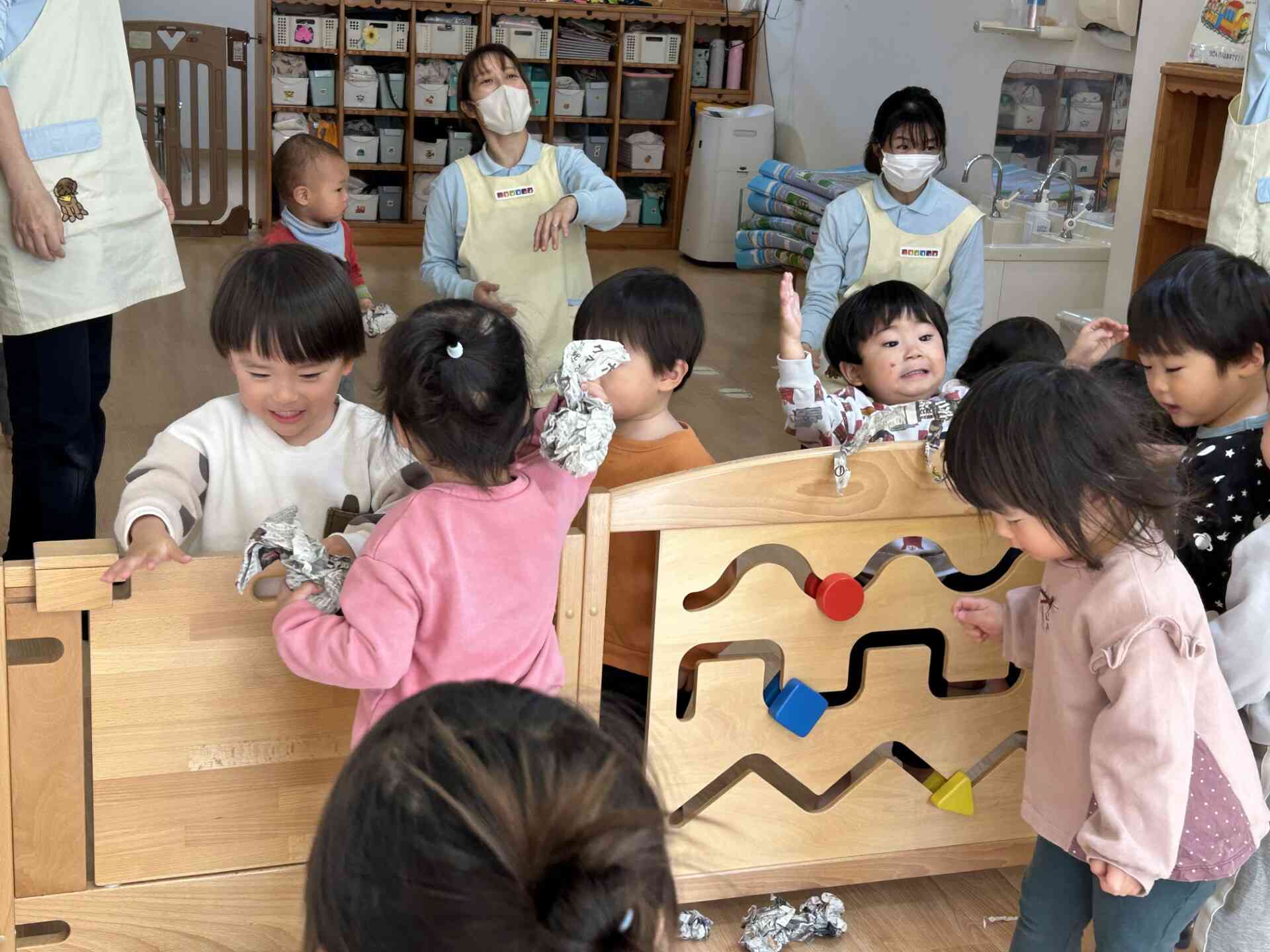 豆まきの練習をしました！