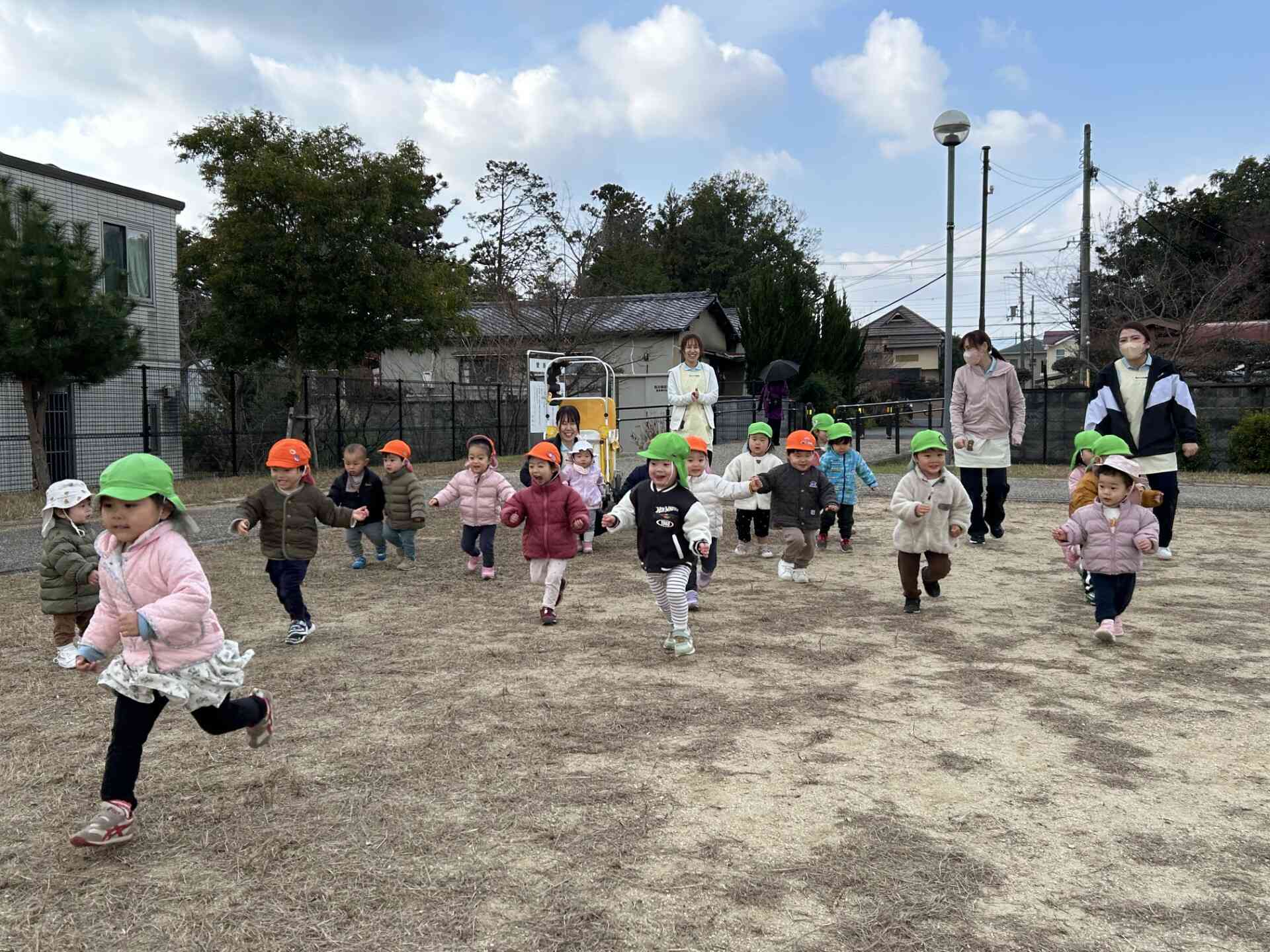 みんなでかけっこ！よ～い・・・どん！