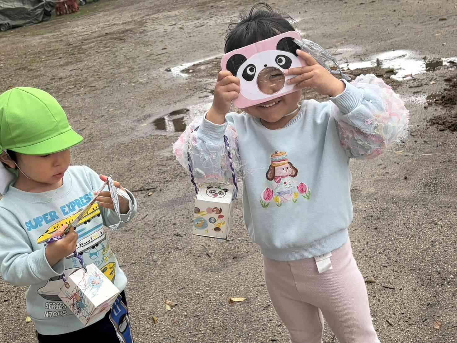 「せんせいみて〜」