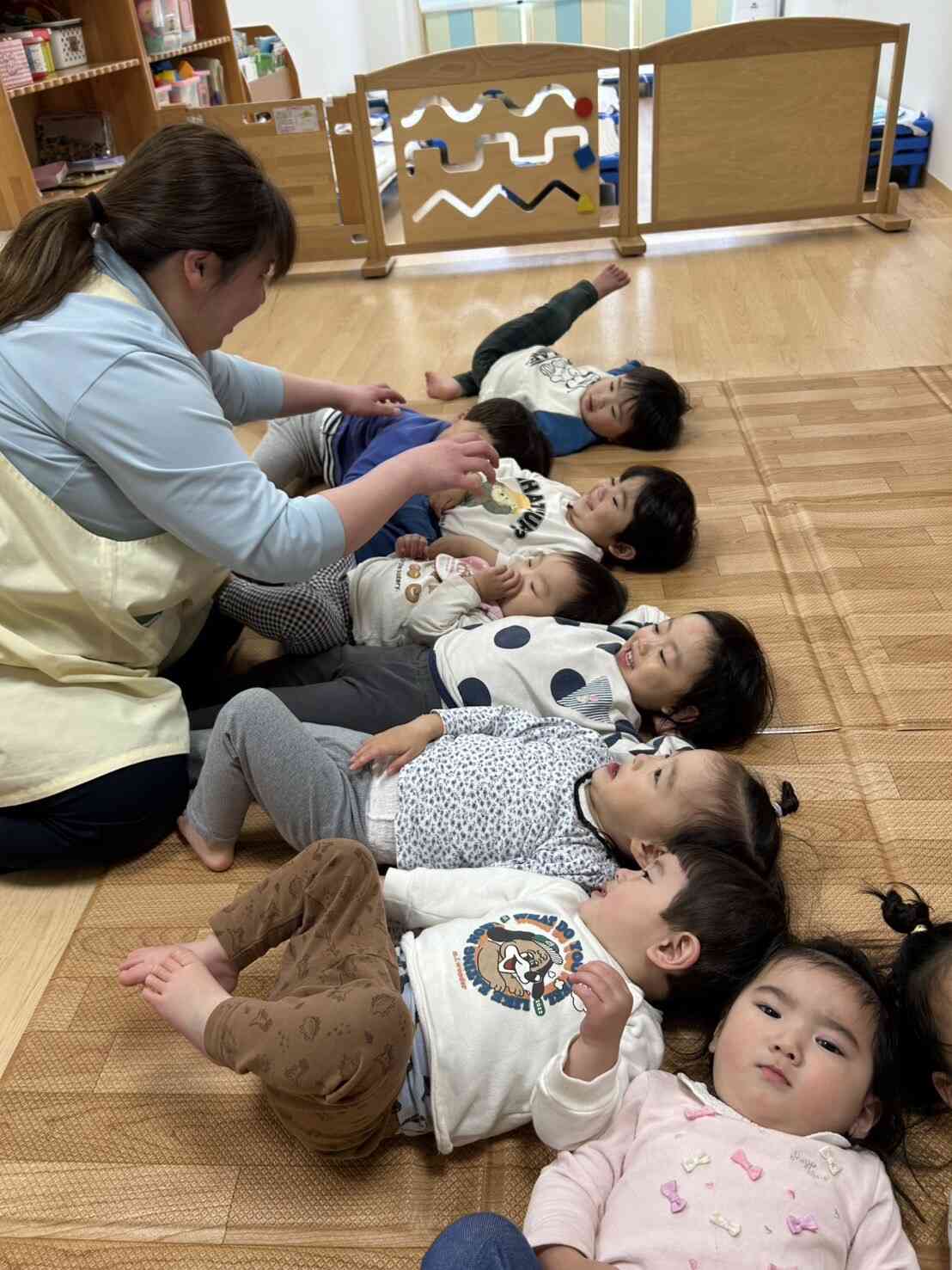 ふれあい遊び〜あひる組〜